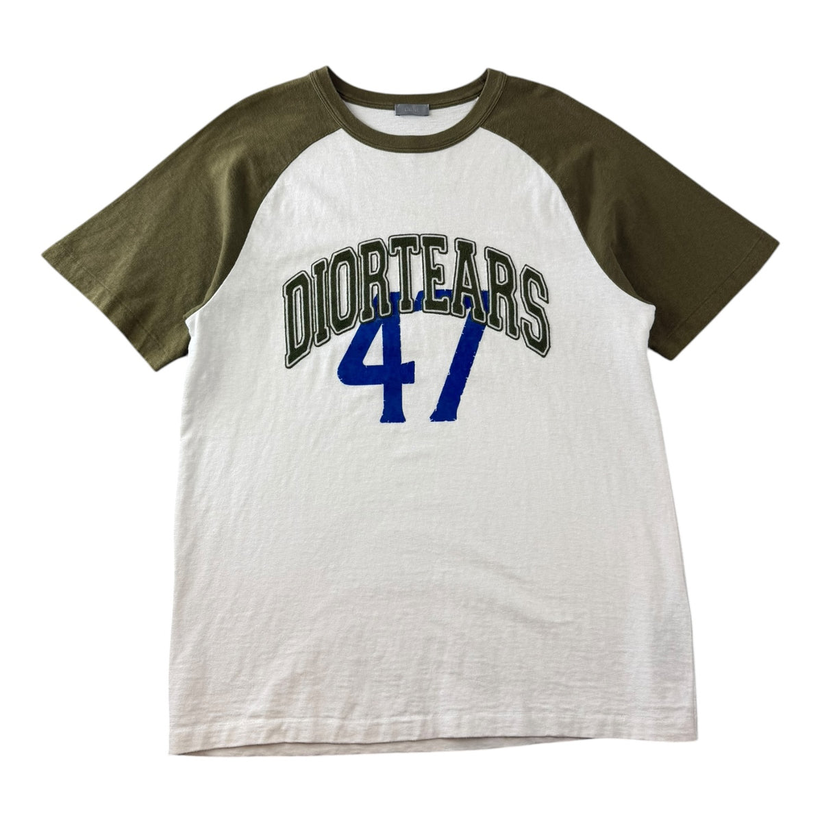 Dior x Denim Tears T-Shirt Olive/White