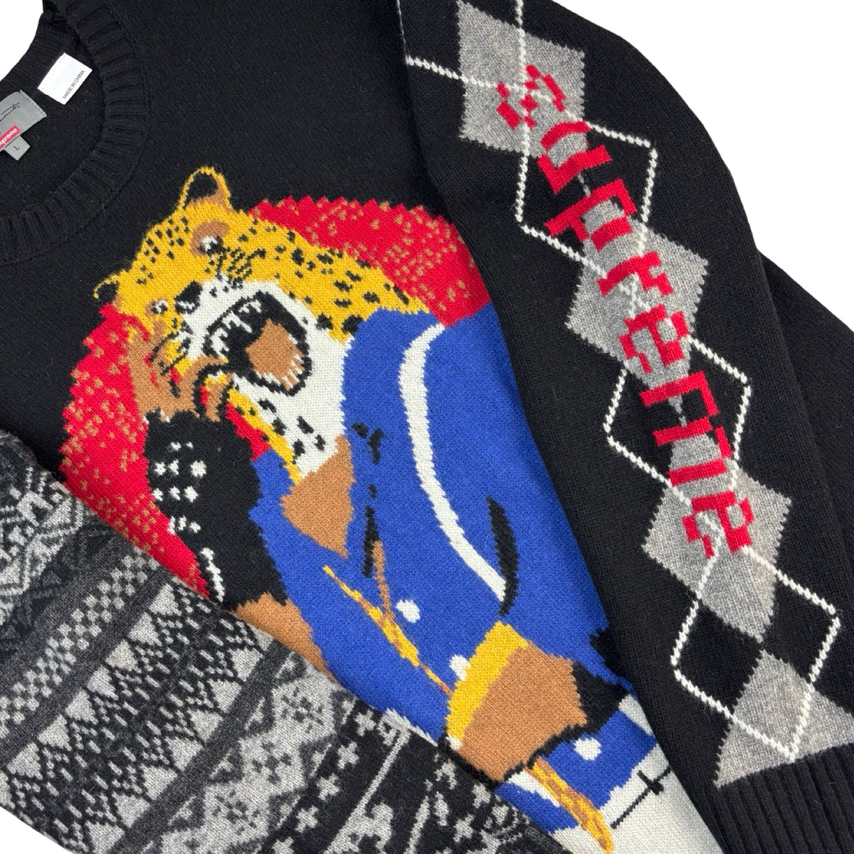 Supreme x Yohji Tamamoto Tekken Sweater Black