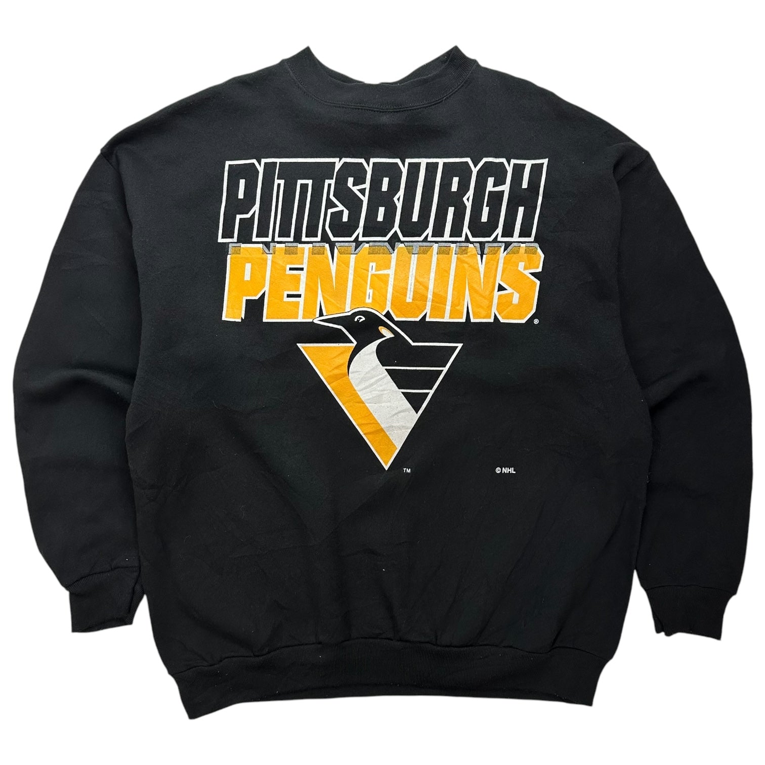 Vintage Pittsburgh Penguins Crewneck Black