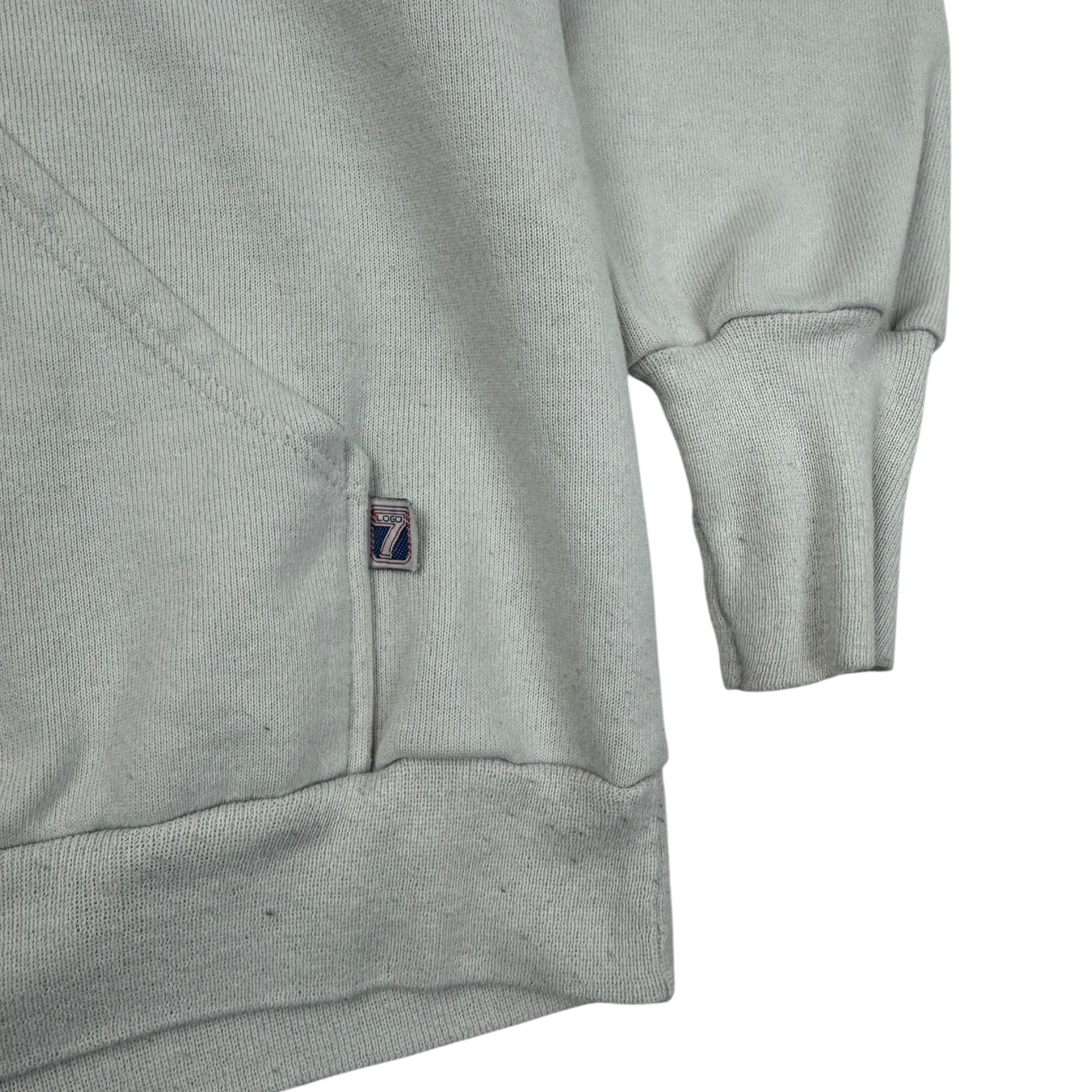 Vintage Los Angeles Dodgers Embroidered 7Logo Hoodie