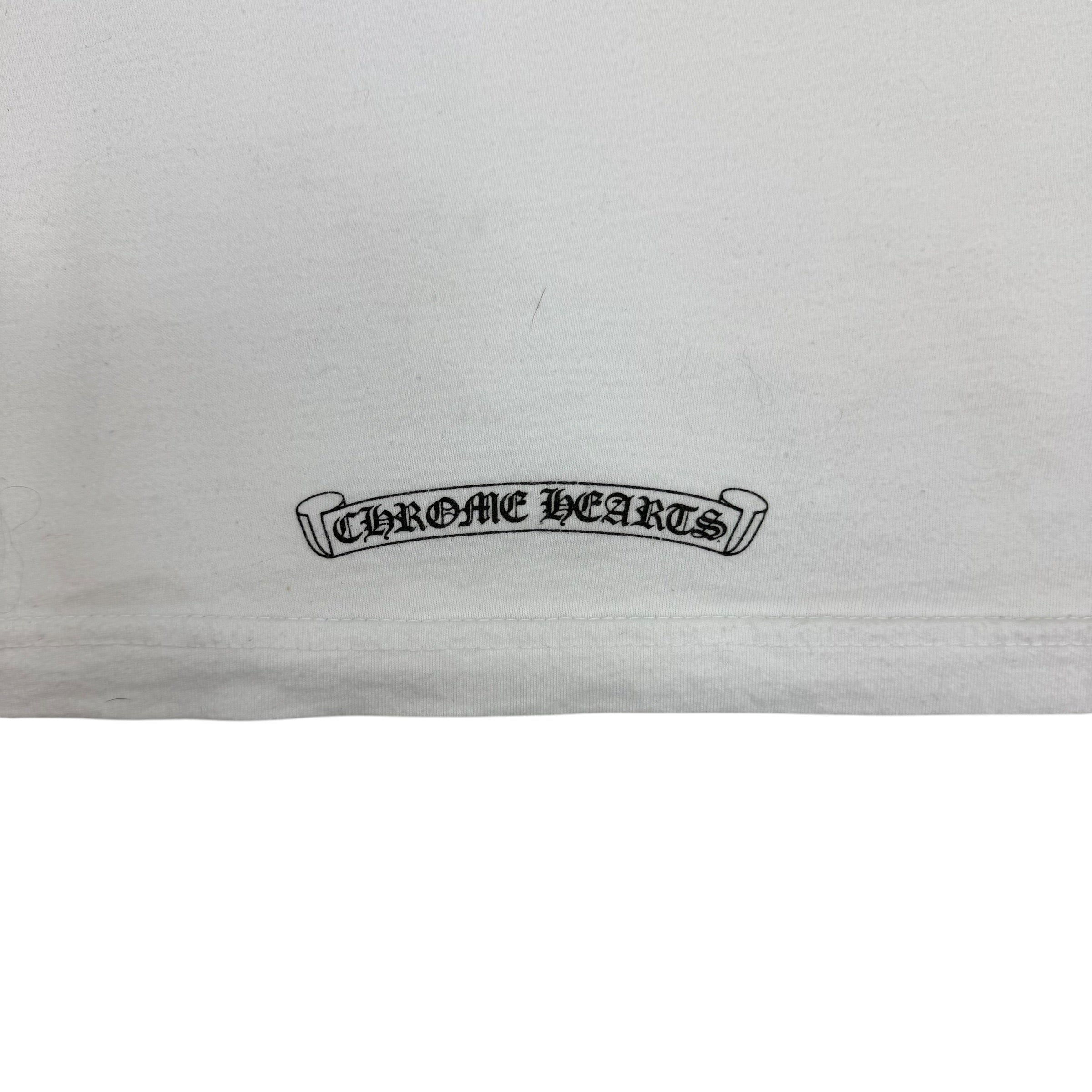 Chrome Hearts Tokyo Exclusive Eye Chart Pocket Tee White