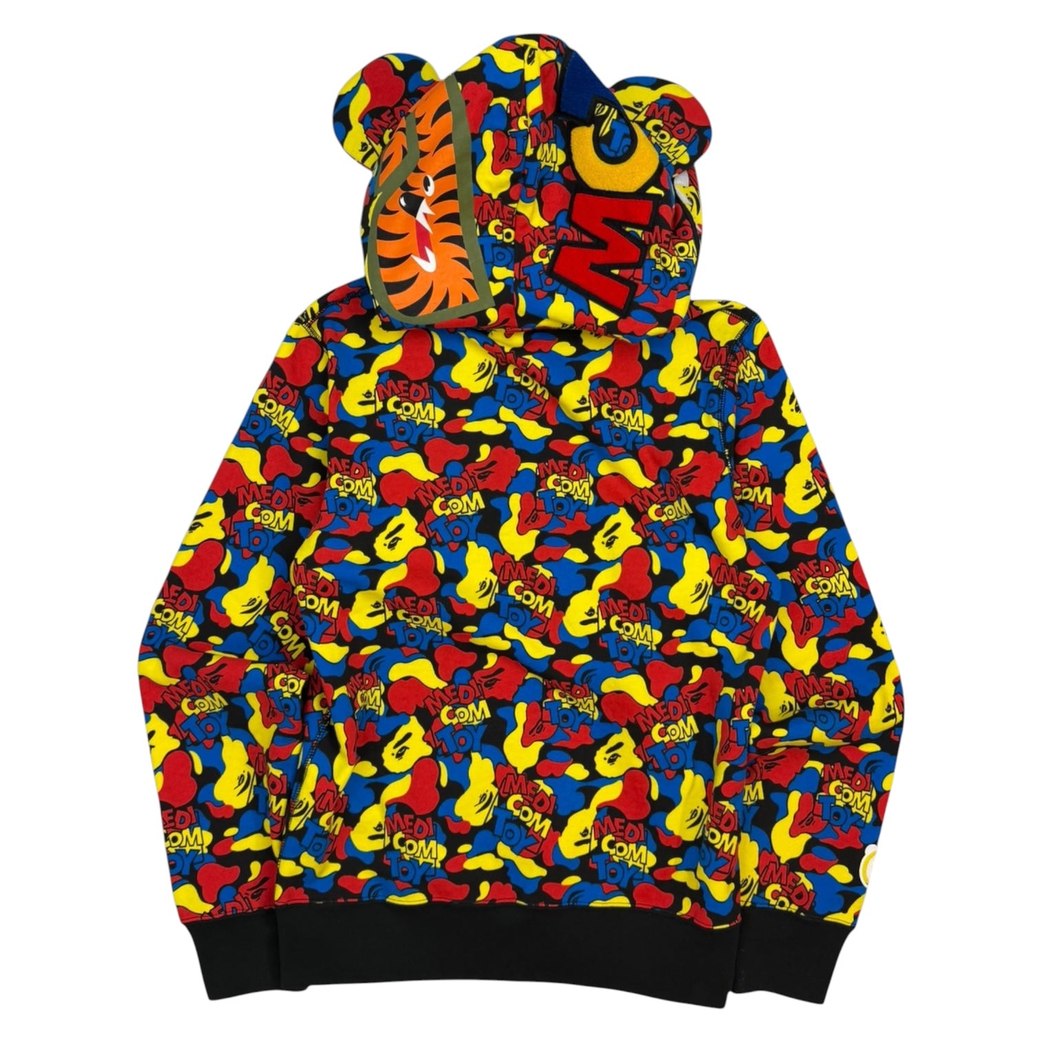 Bape x Medicom Full Zip Hoodie Multicolor