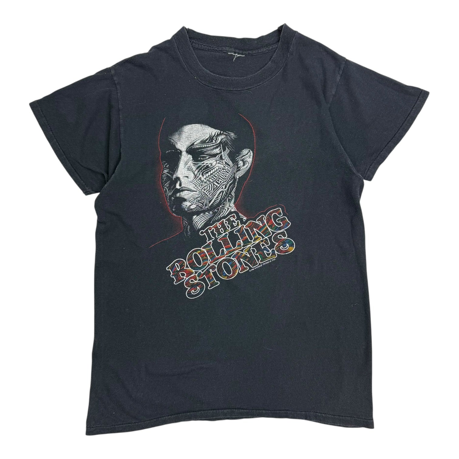 1981 The Rolling Stones Tattoo You Tour Tee Black