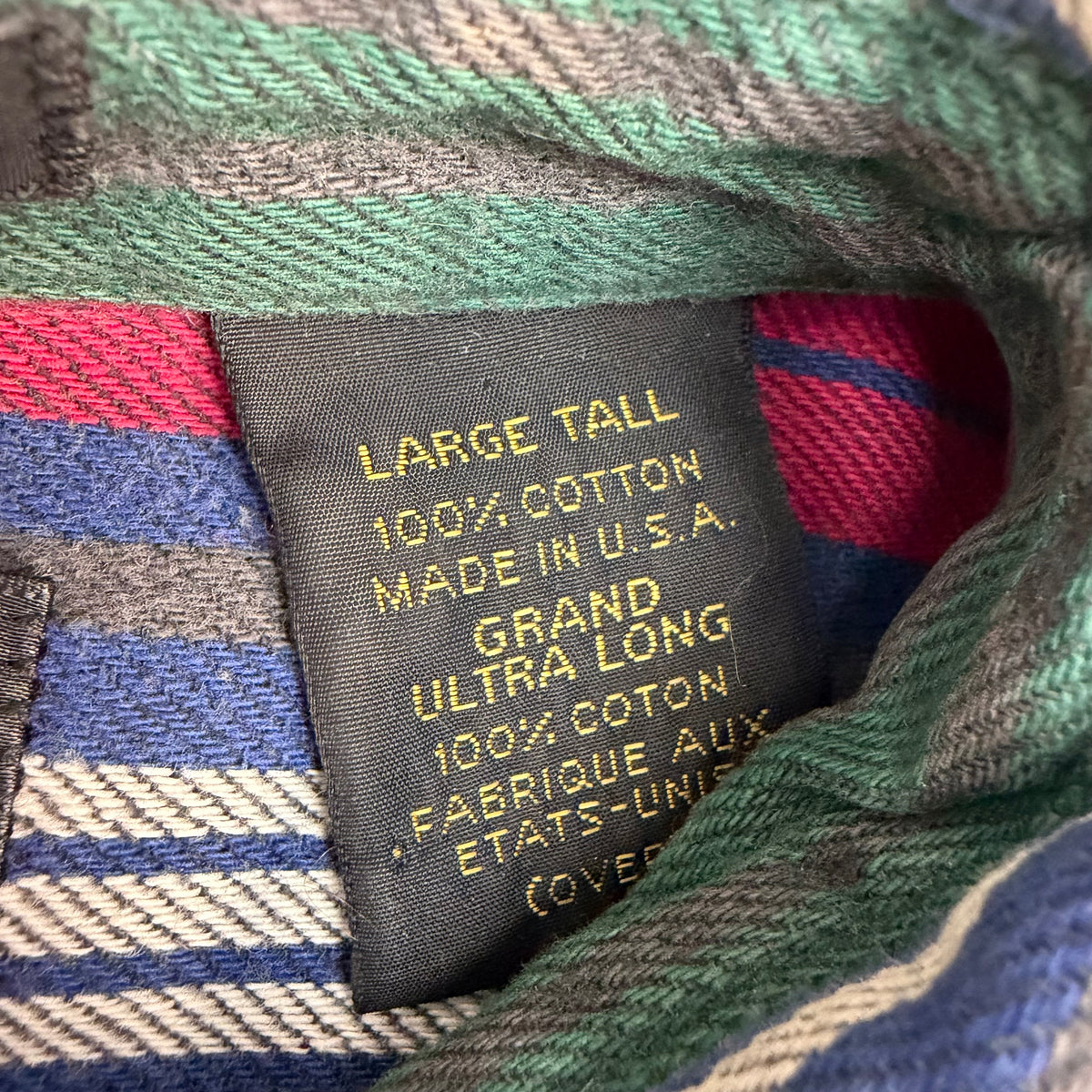 Vintage Eddie Bauer Striped Button Up Multicolor