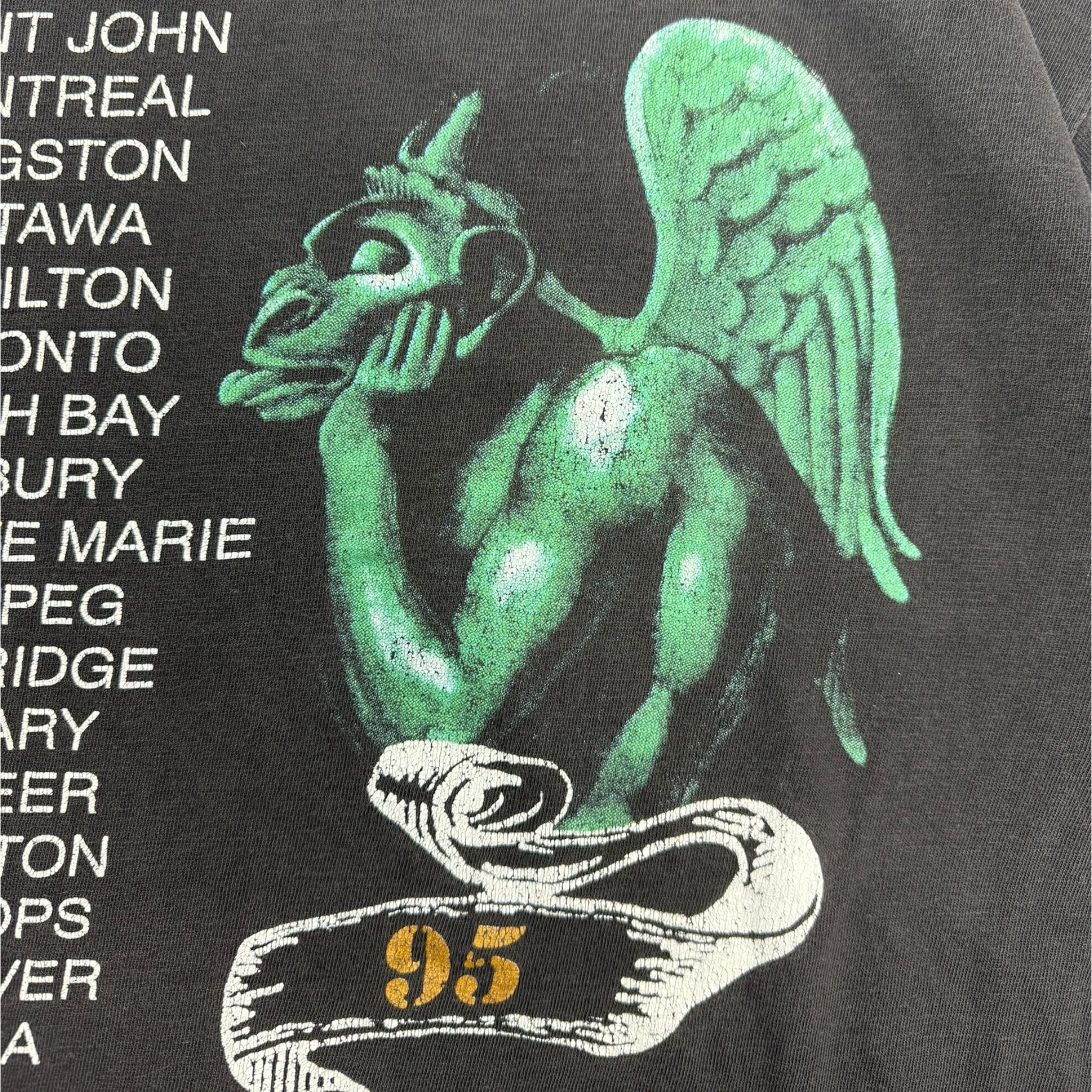 1994 The Tragically Hip Canadian Tour T-Shirt