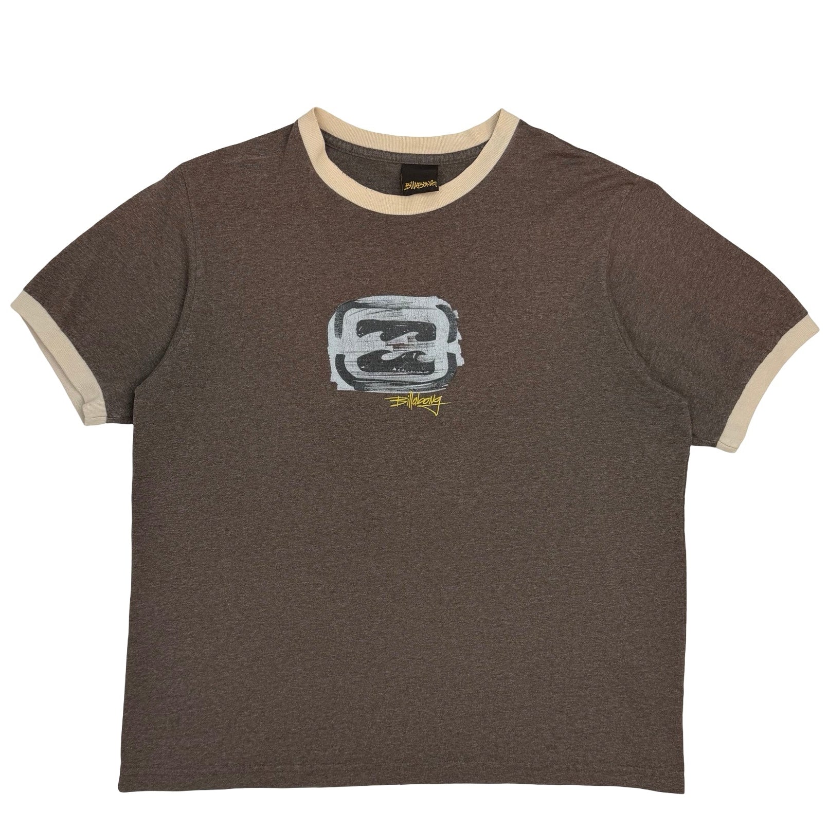 Vintage Billabong Bracket OG Ringer Tee Brown