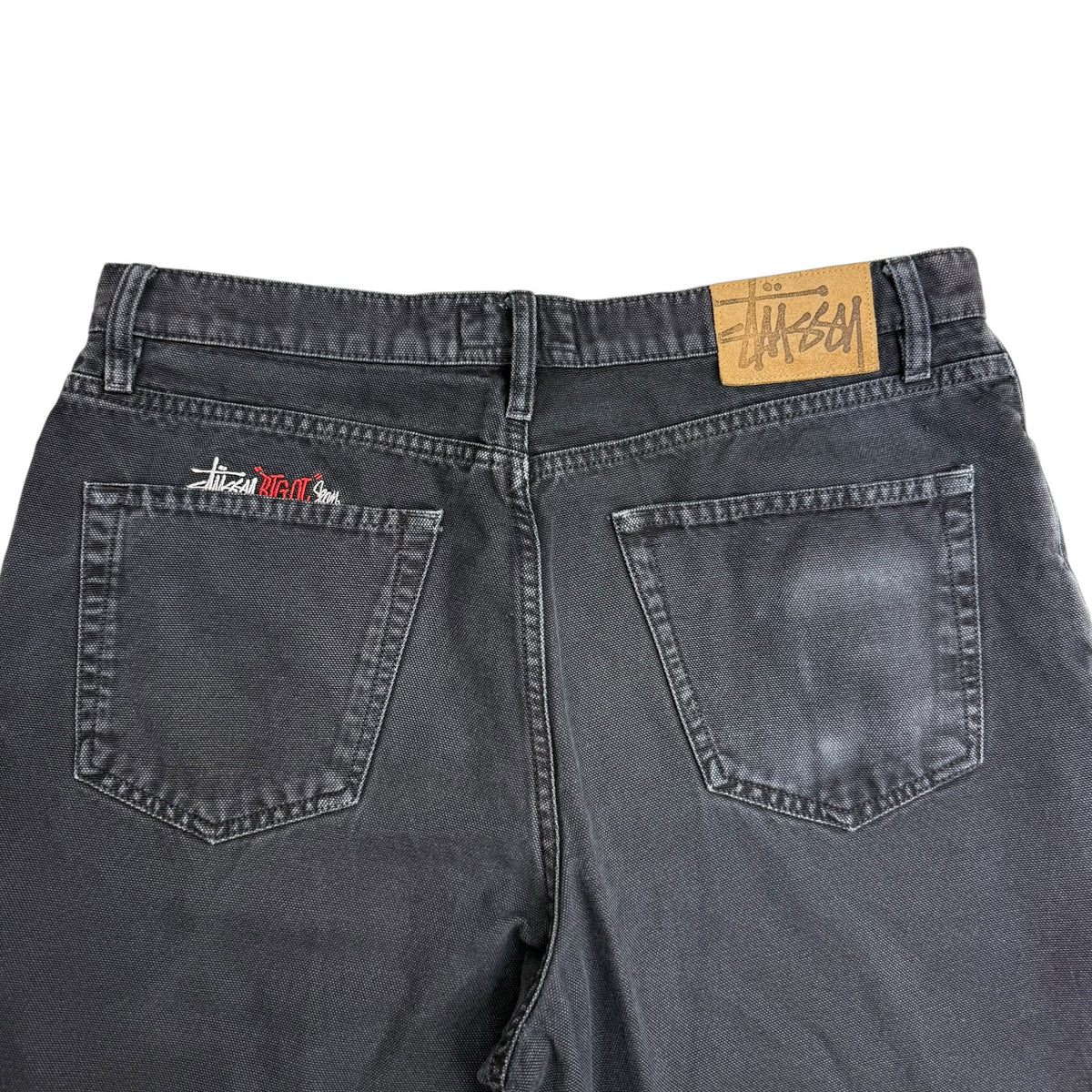 Stussy Big Ol' Denim Jeans Washed Black