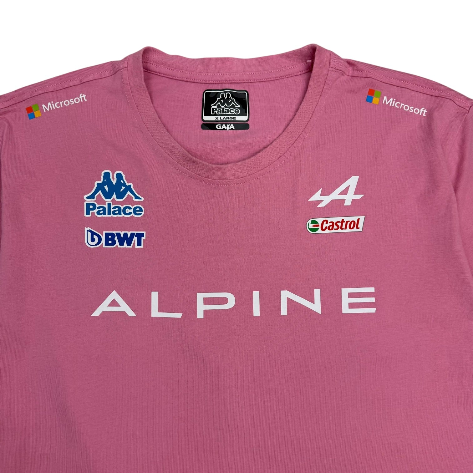 Palace x Kappa For Alpine Tee Pink