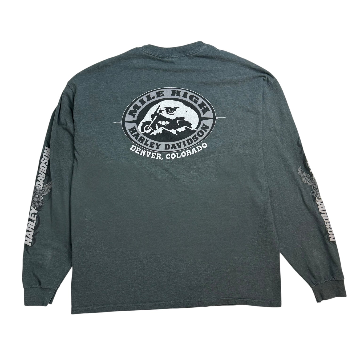 2004 Harley Davidson Of Denver L/S Tee Grey