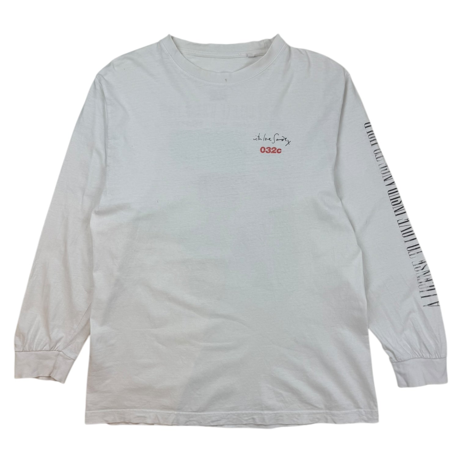 O32c x Sade Long Sleeve Shirt White