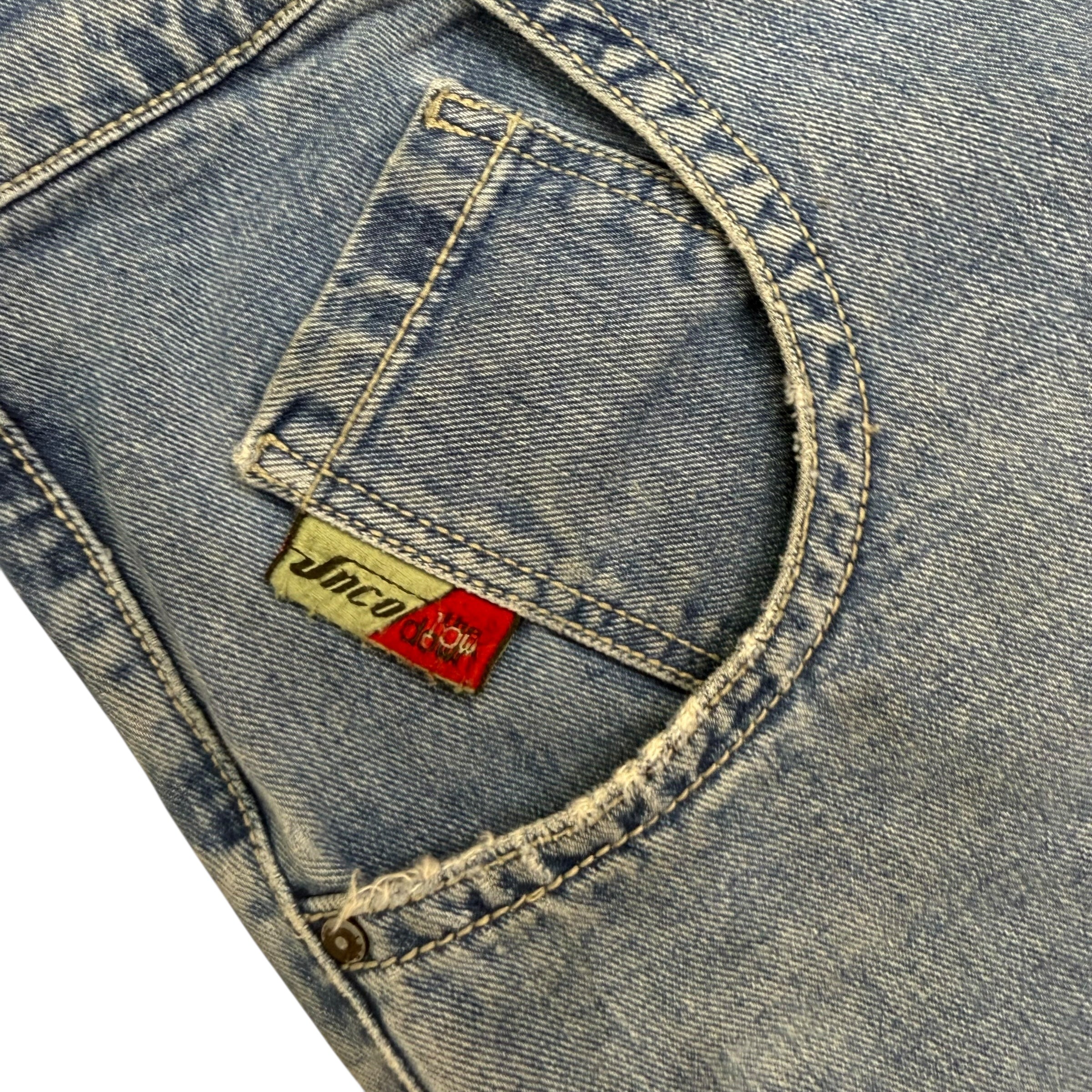 Vintage Y2K JNCO Jeans The Low Down Pants Light Wash