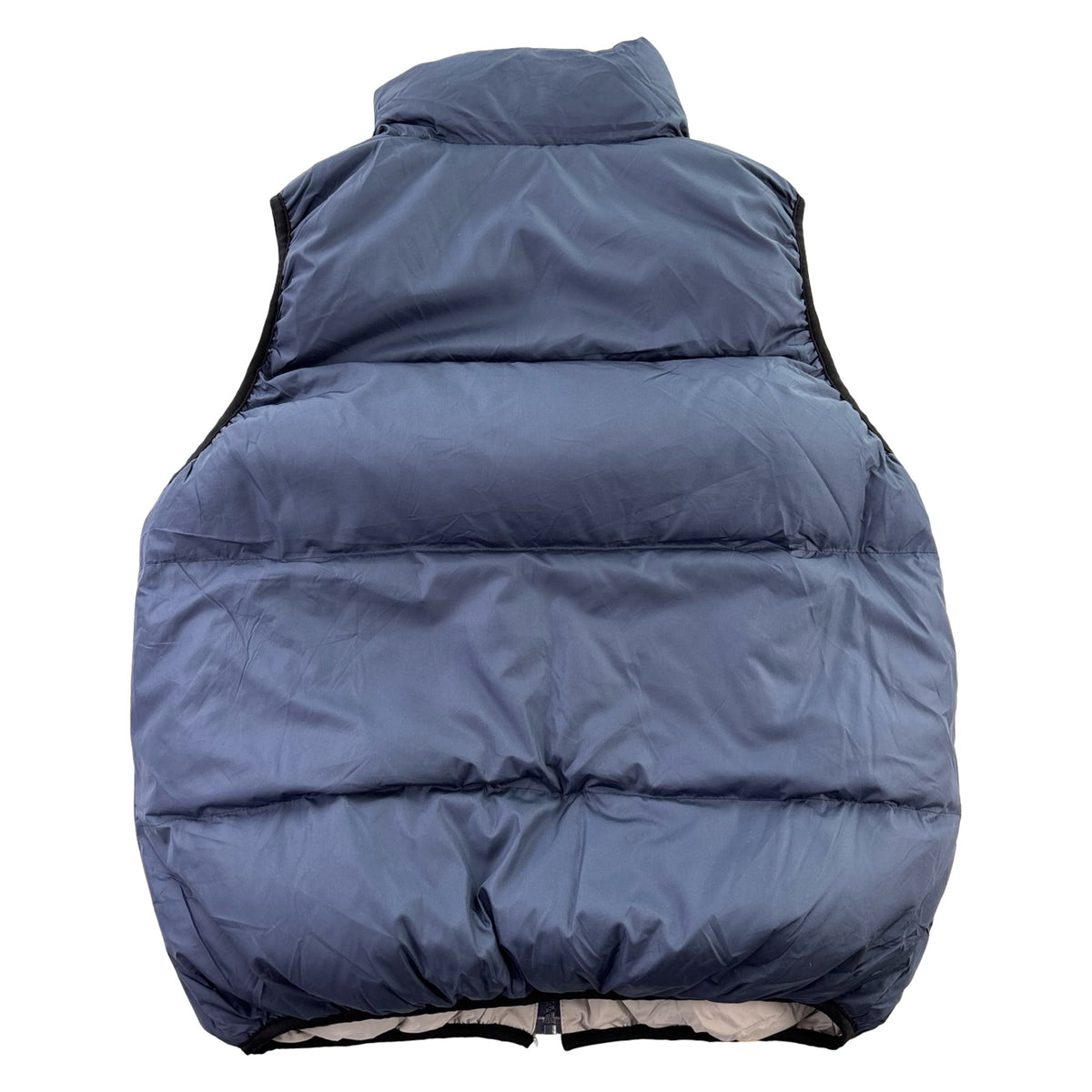 Vintage Balenciaga Sports Down Reversible Vest Navy/Grey
