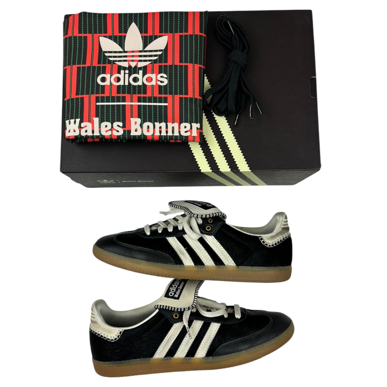 Adidas x Wales Bonner Samba Pony Tonal Core Black
