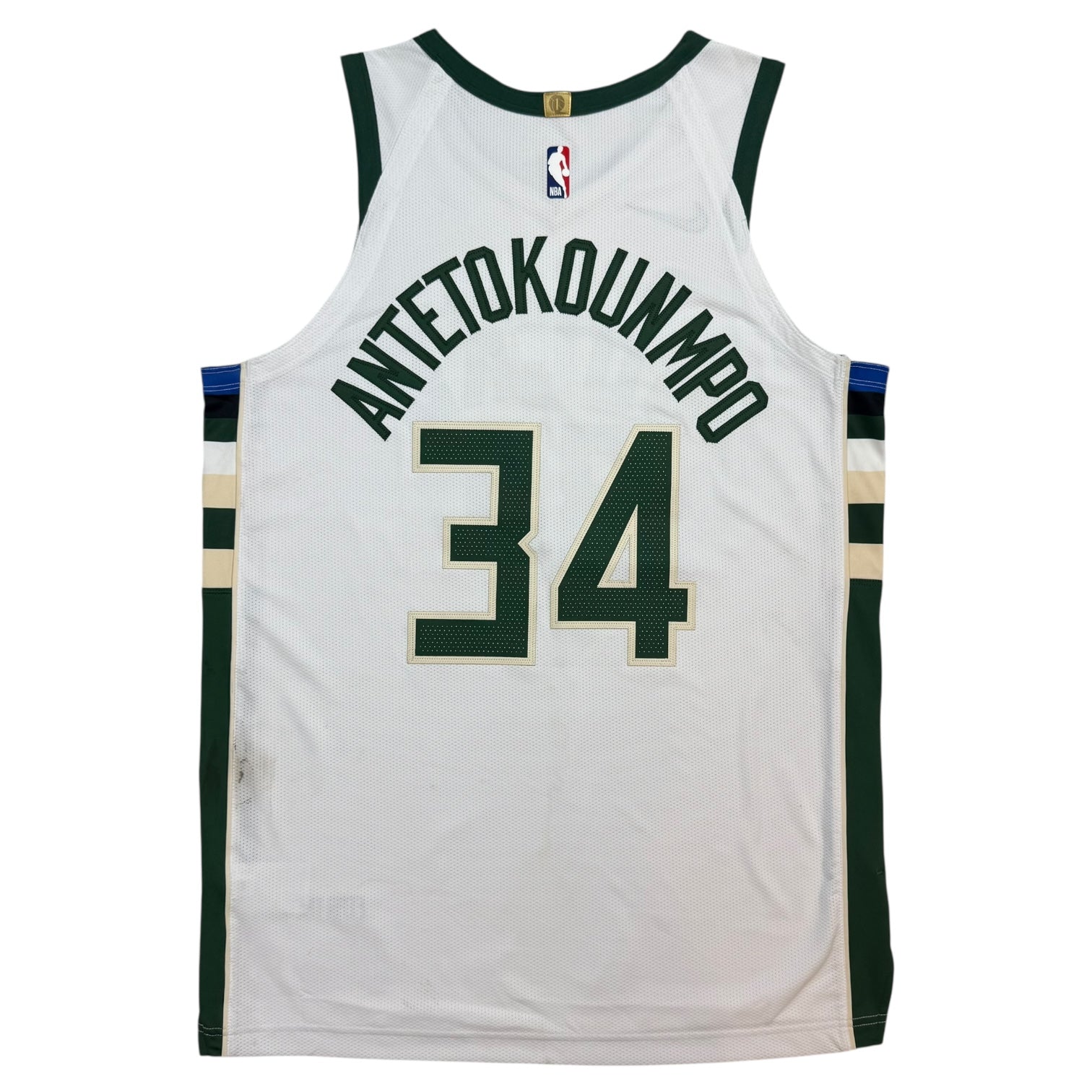 Nike Milwaukee Bucks Giannis Antetokounmpo Away Jersey White
