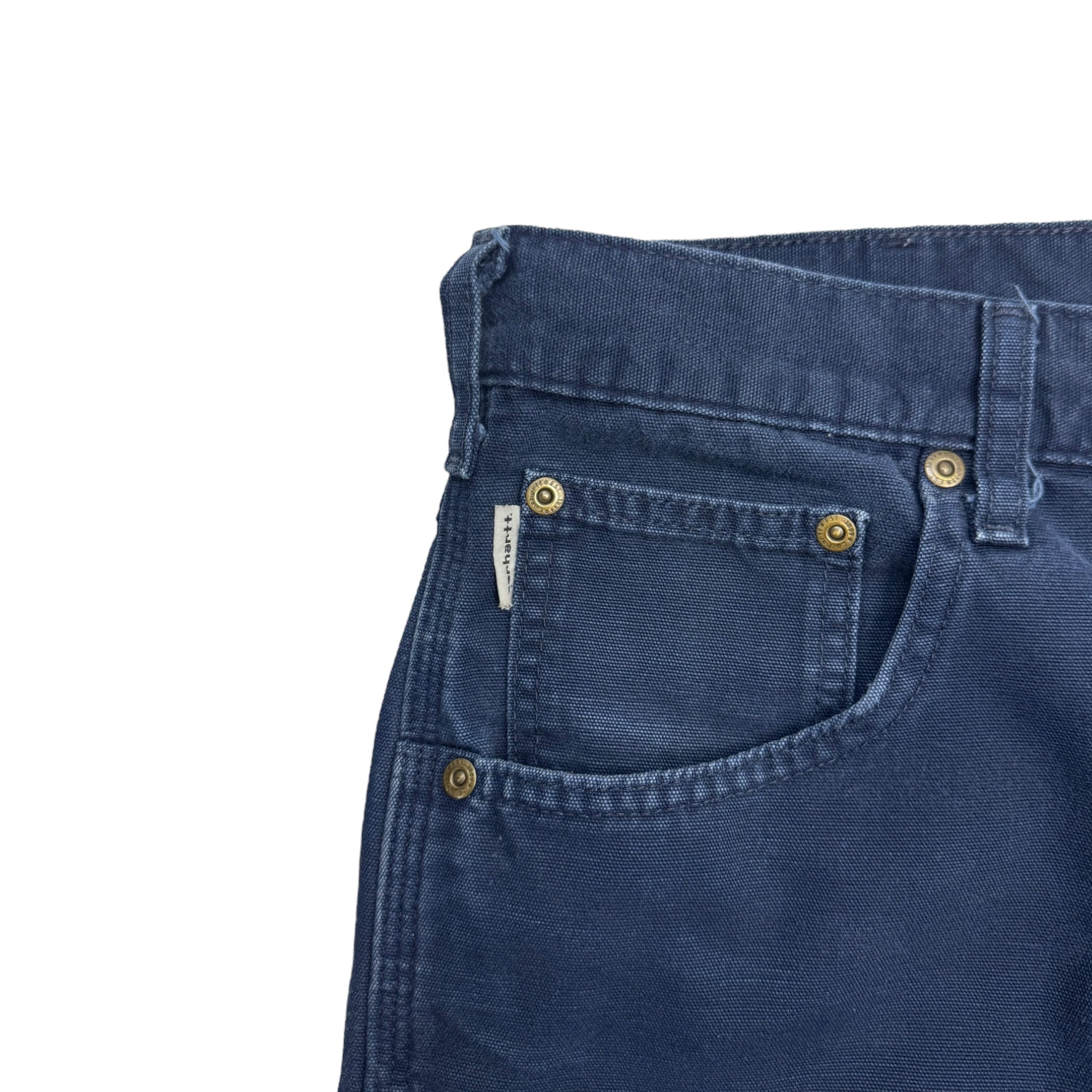 Vintage Carhartt Carpenter Bottom Blue