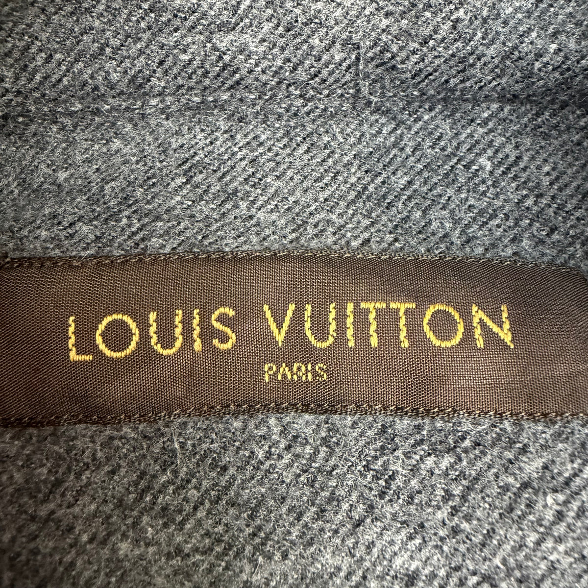 Louis Vuitton Wool Button Up Overshirt Grey