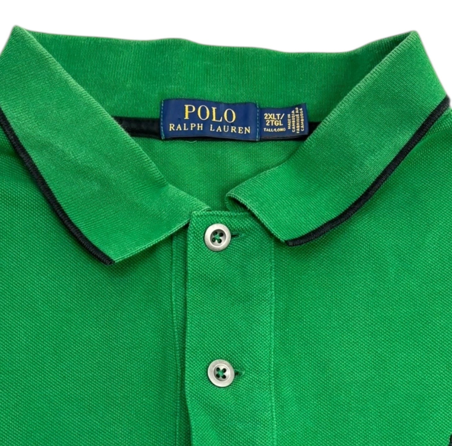 Vintage Polo Ralph Lauren Rugby Shirt Green
