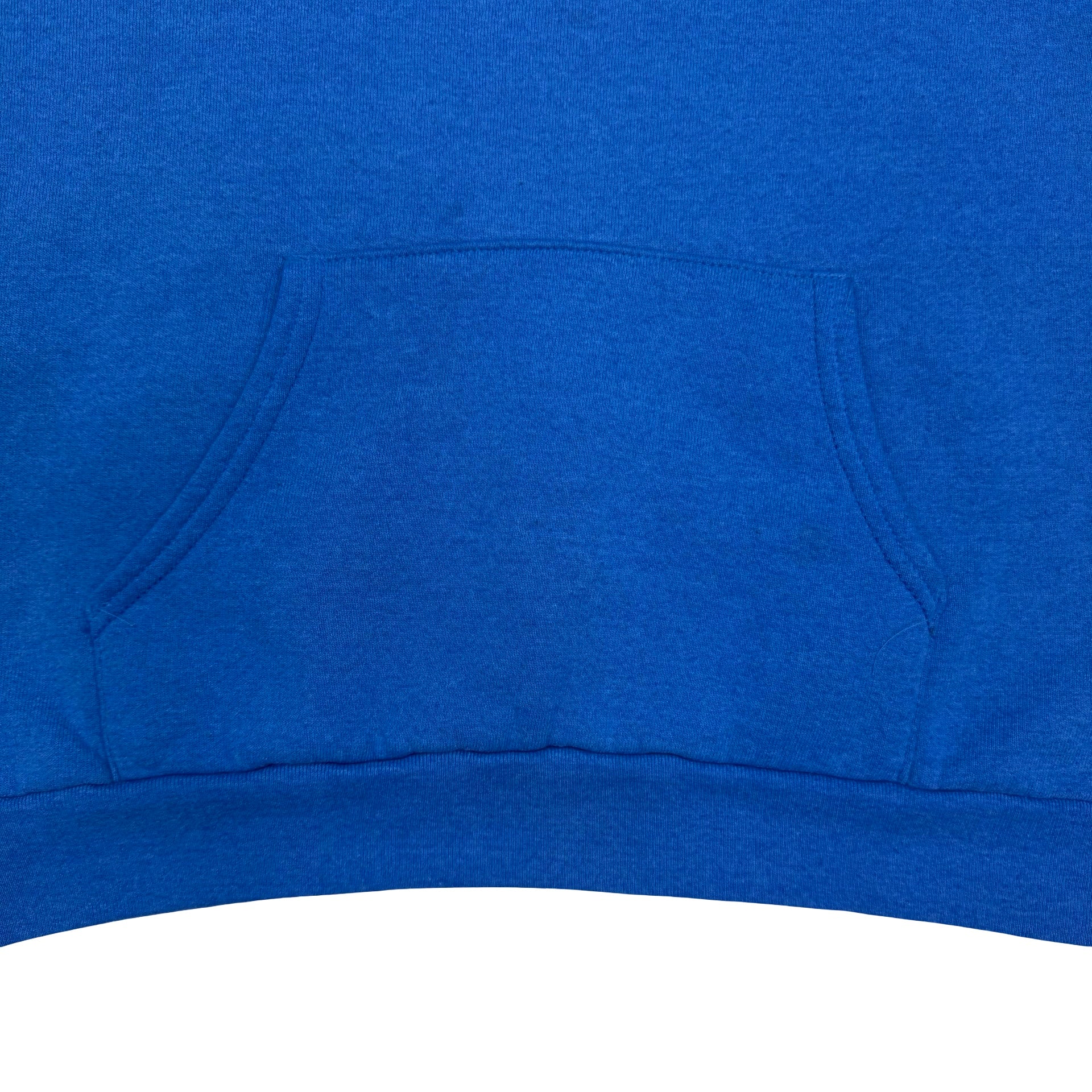 Vintage Fruit Of The Loom Blank Hoodie Blue