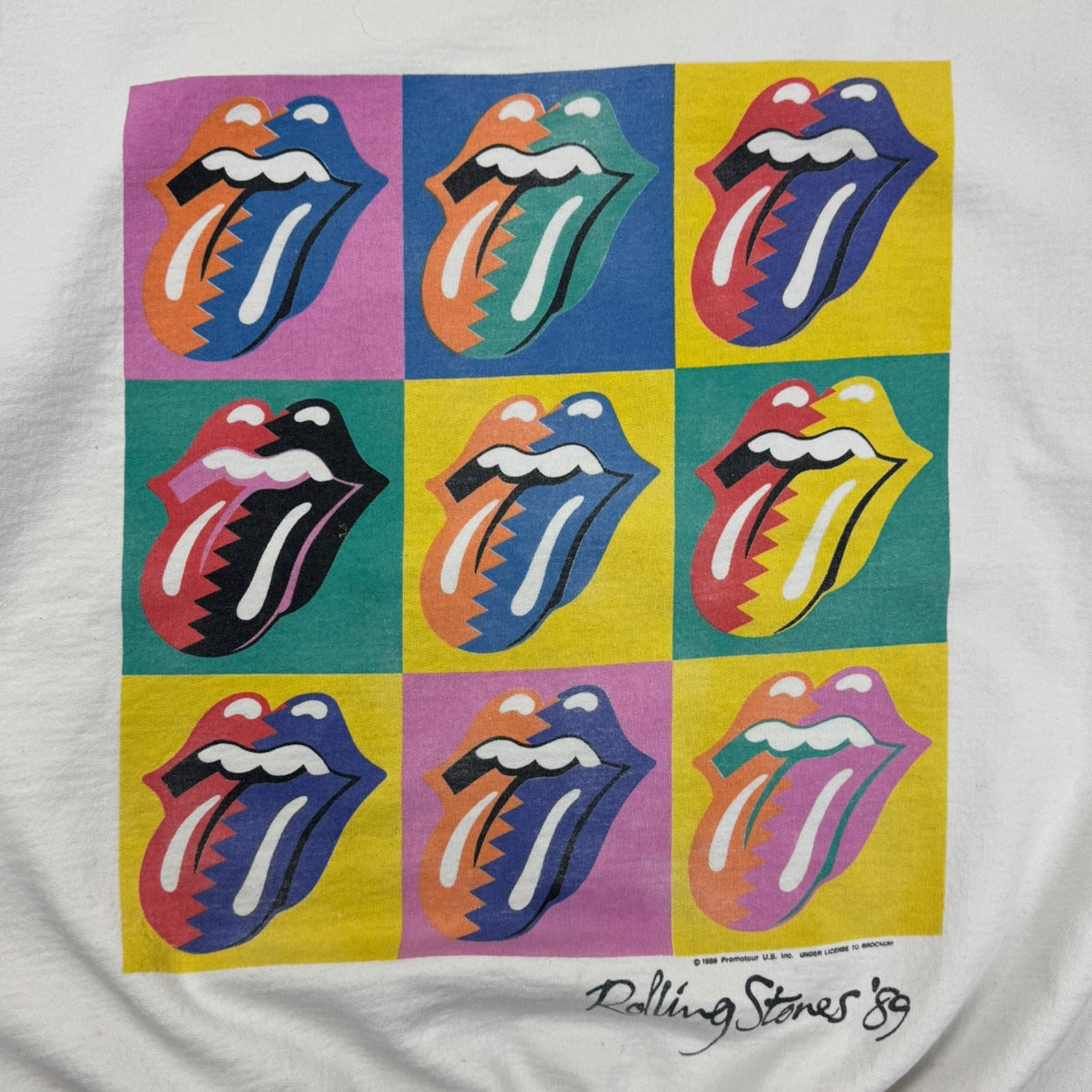 1989 Rolling Stones Rock Band Crewneck