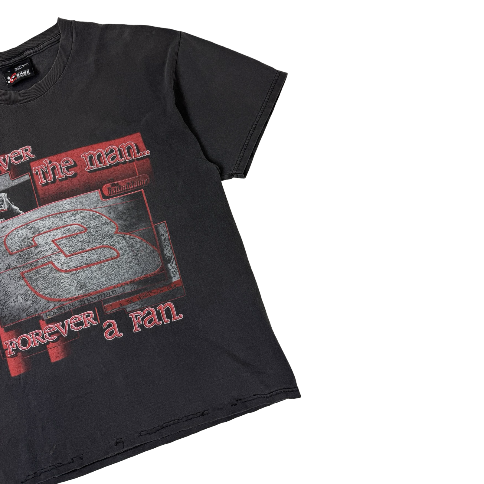 Vintage Chase Authentics Dale Earnhardt T-Shirt Black