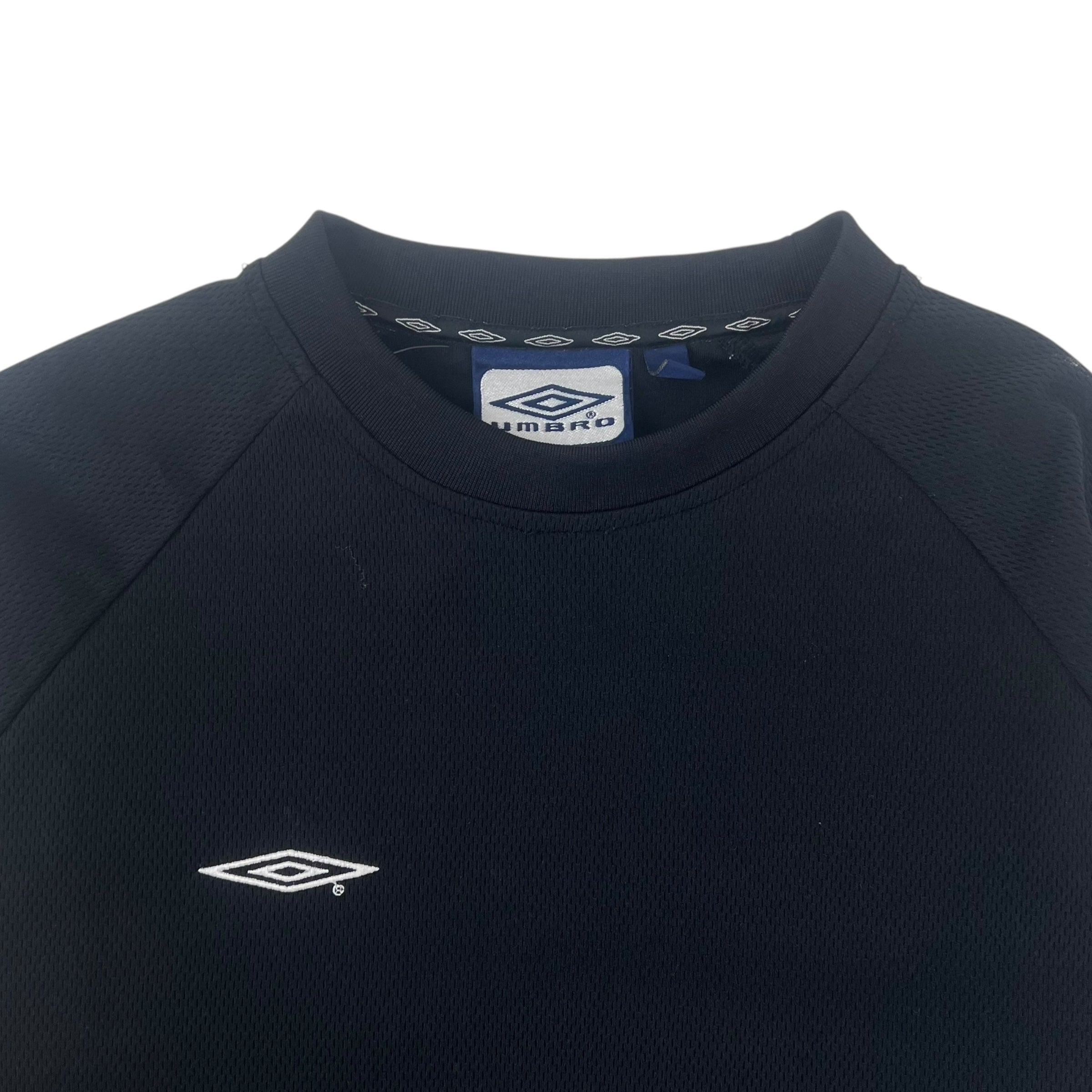 Vintage Umbro L/S Warmup T-Shirt Black