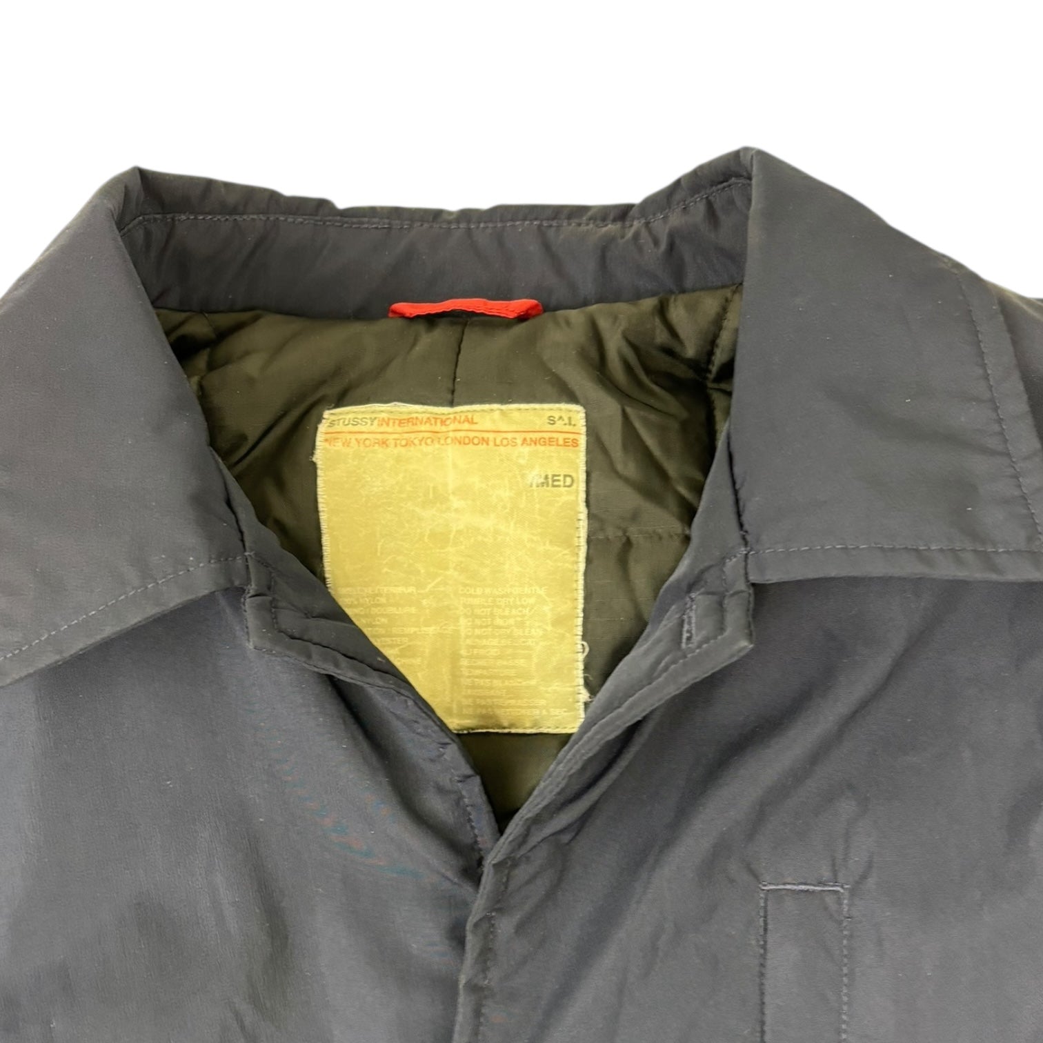 Vintage Stussy Coaches Jacket Navy