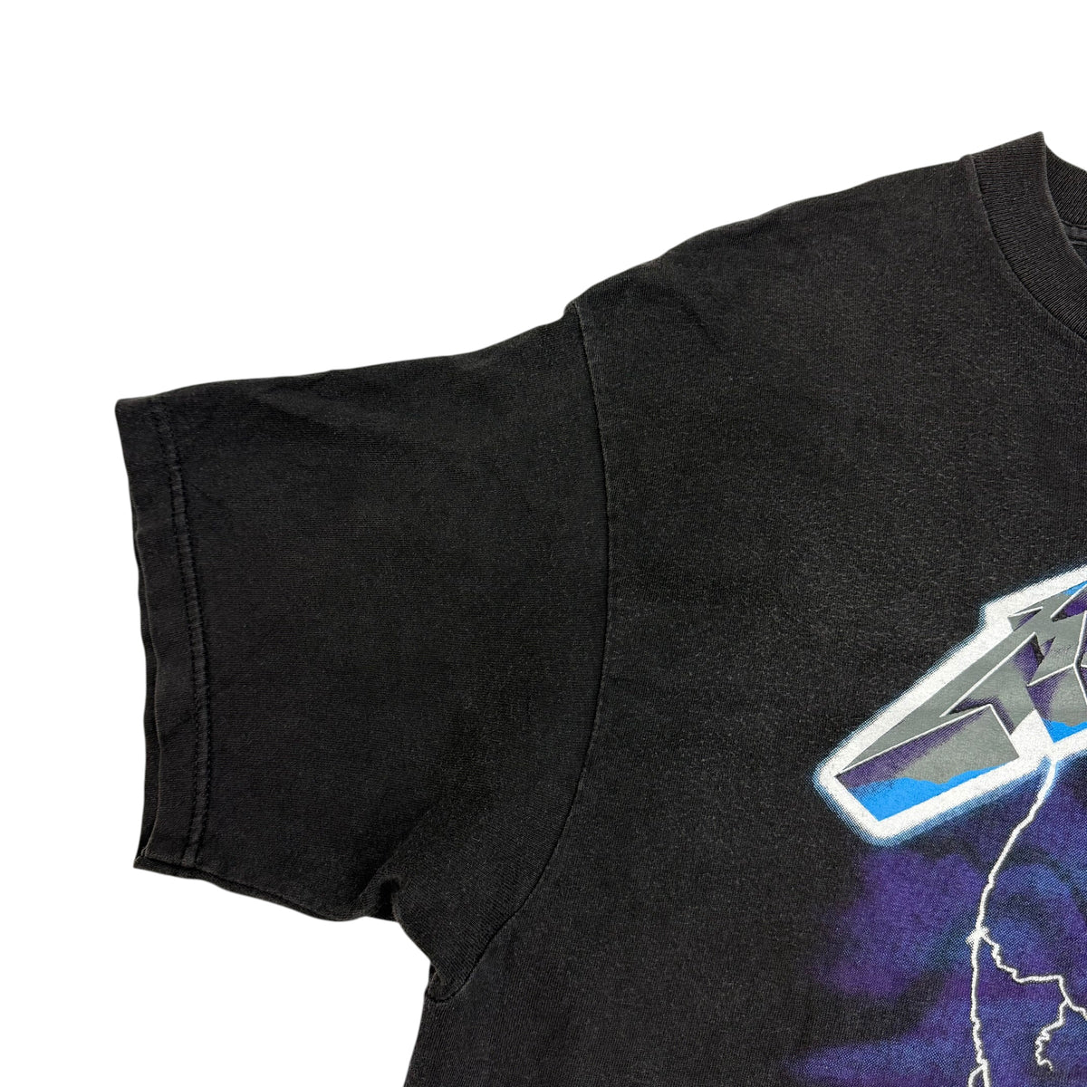1994 Metallica Ride The Lightning Tee Faded Black