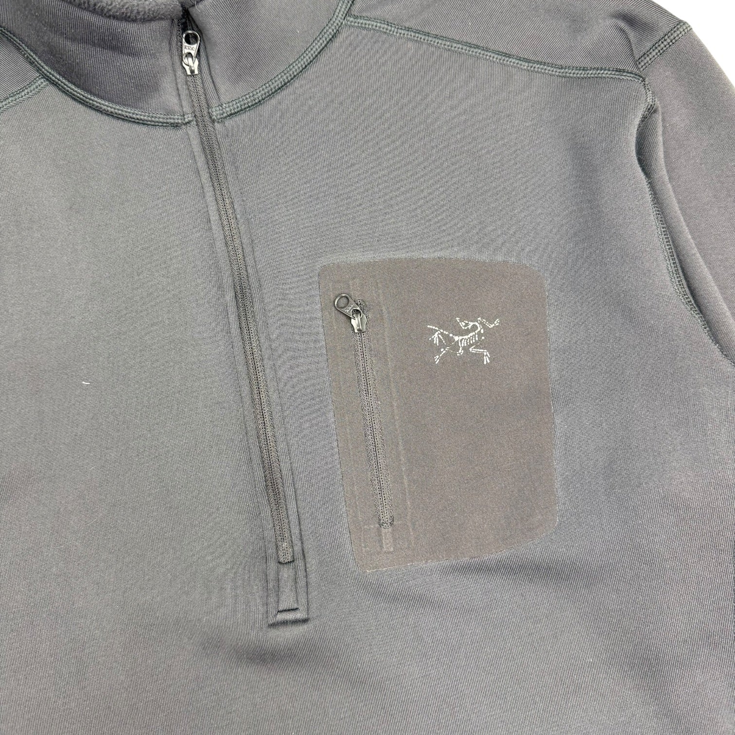 Arc’teryx Rho LT Zip Neck Sweater Grey