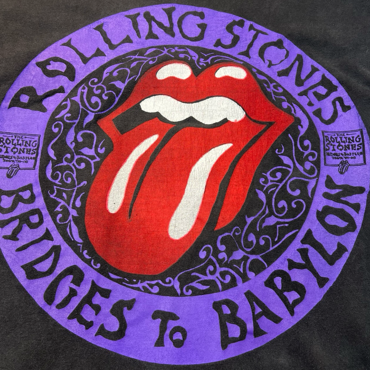 1998 Rolling Stones Bridges To Babylon Tour Tee