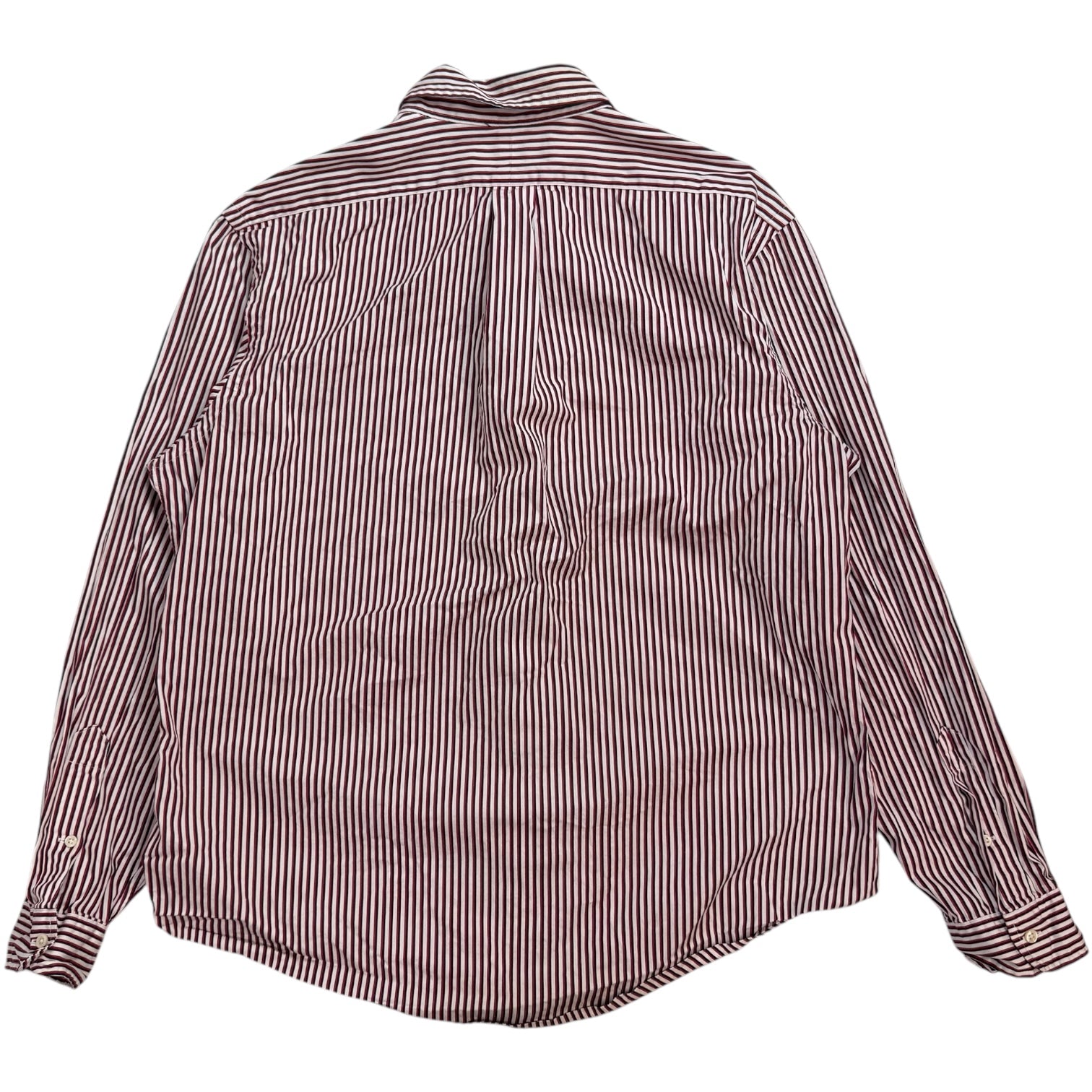 Vintage Ralph Lauren Striped Button Up Shirt Red/White