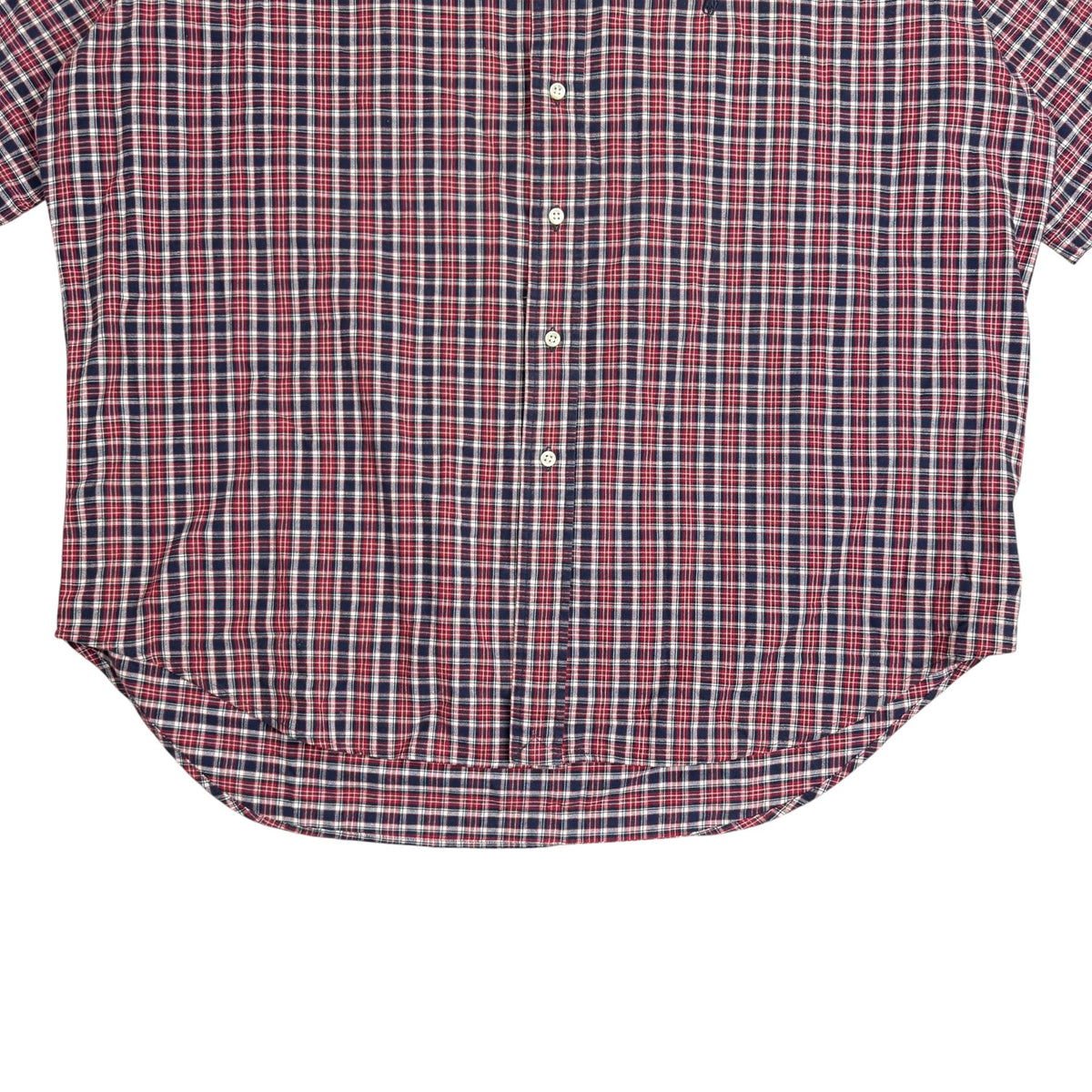 Vintage Polo Ralph Lauren Button Up Shirt Plaid Red