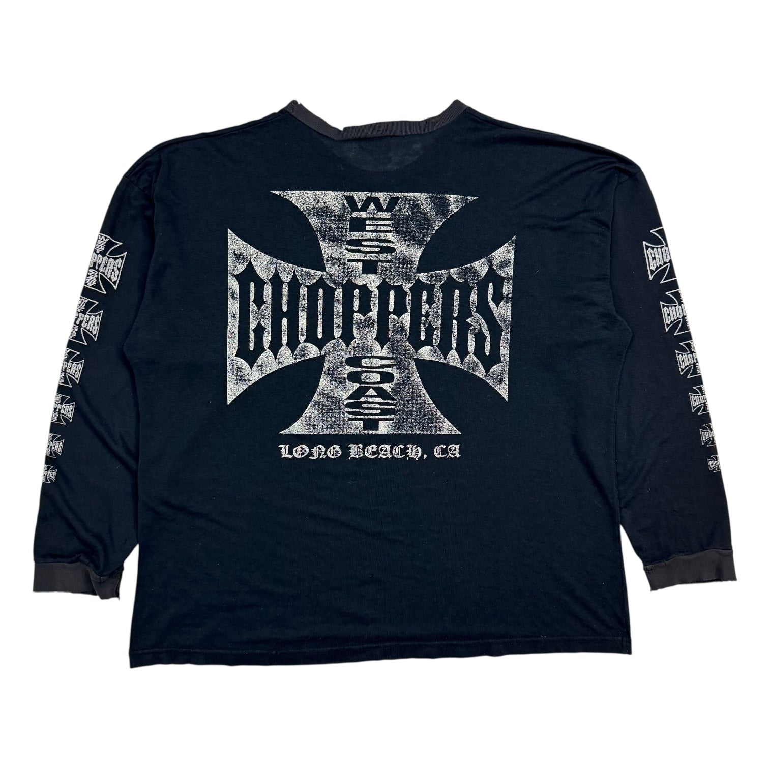 Vintage West Coast Choppers L/S Tee Black