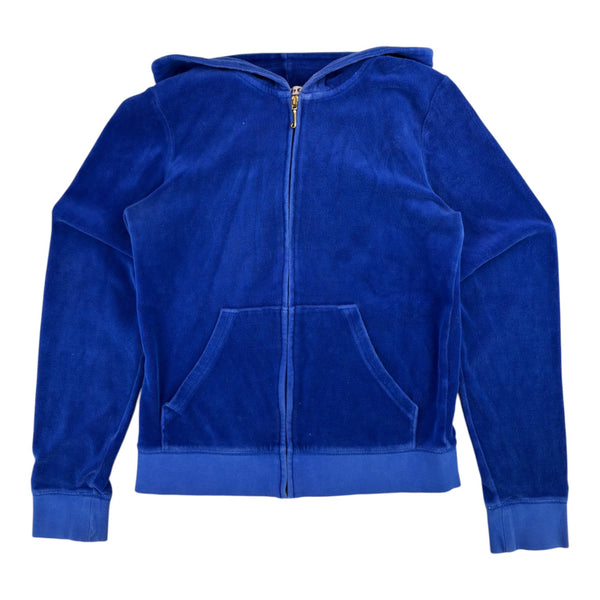 (W) Y2K Juicy Couture Zip Up Hoodie Blue