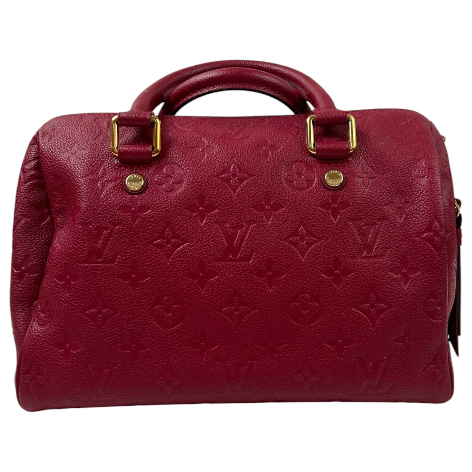 Louis Vuitton Speedy Bandouliere 25 Bag Embossed Empreinte Leather