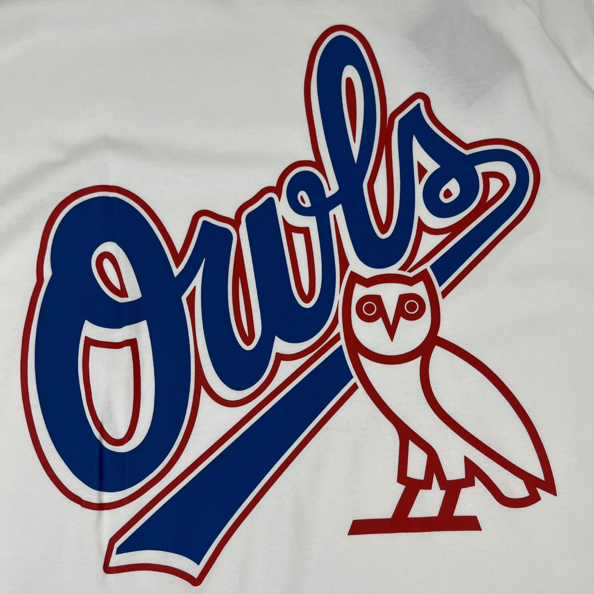 OVO Owls Script T-Shirt White