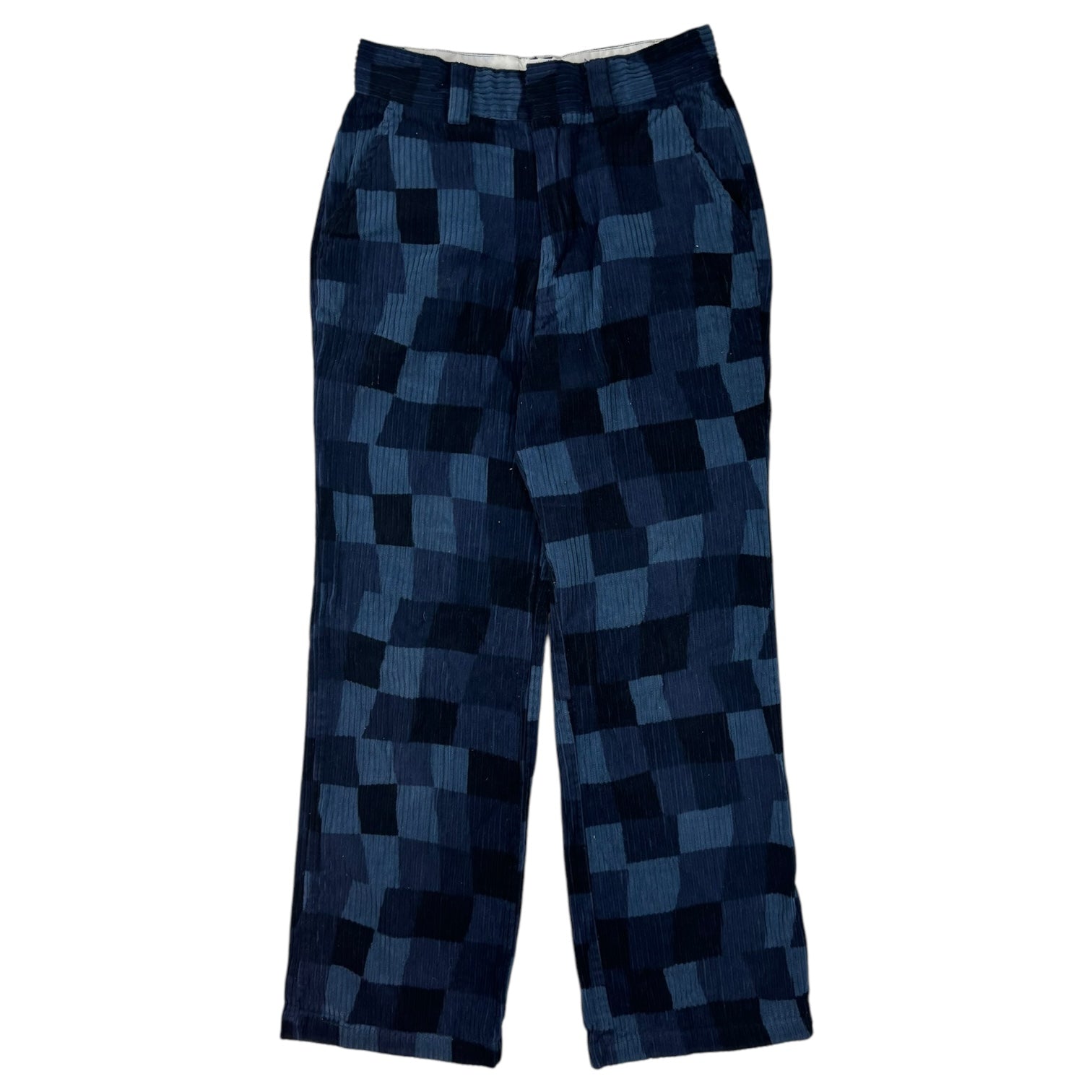 Stussy Checkered Corduroy Pant Blue