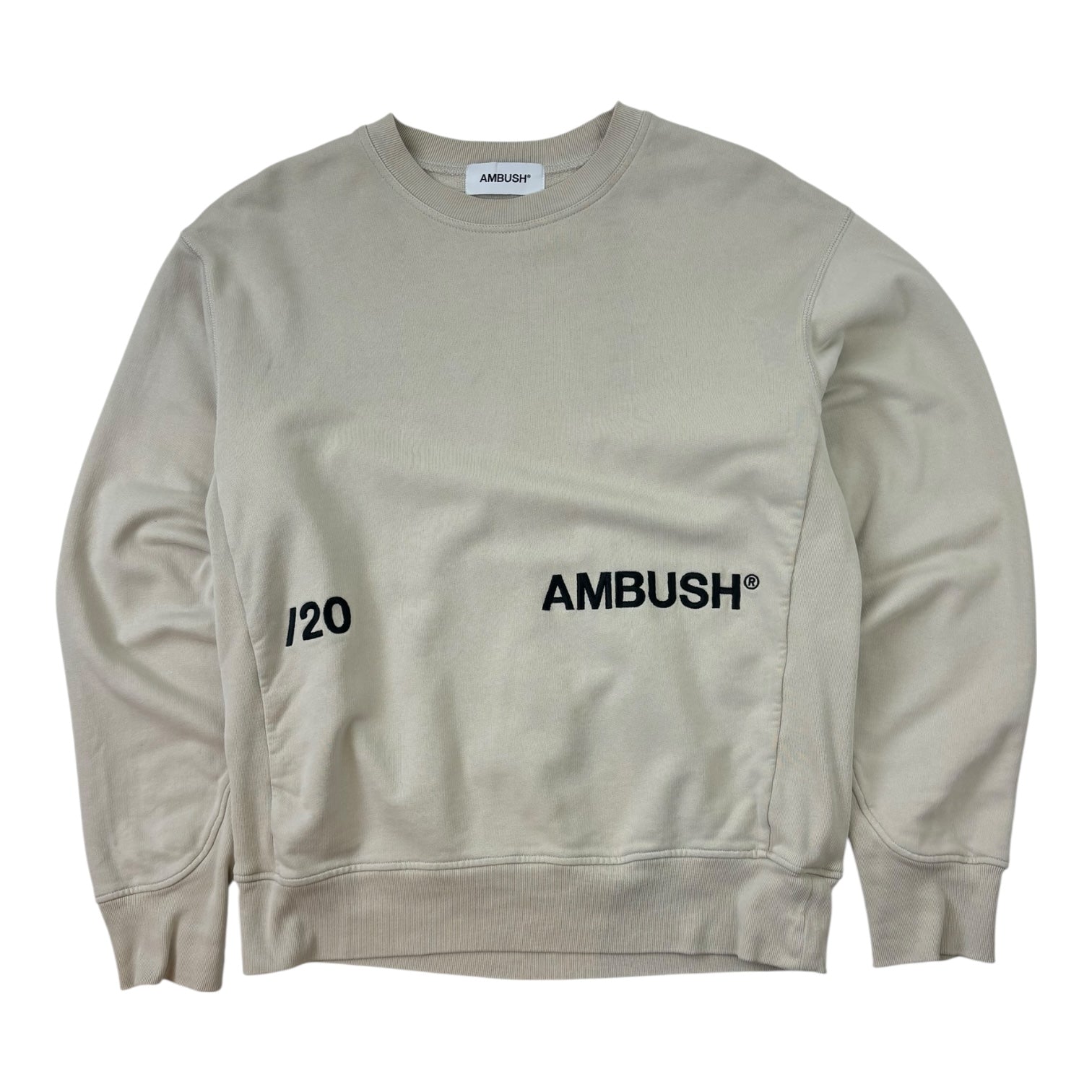 Ambush ‘20 Logo Crewneck Tan