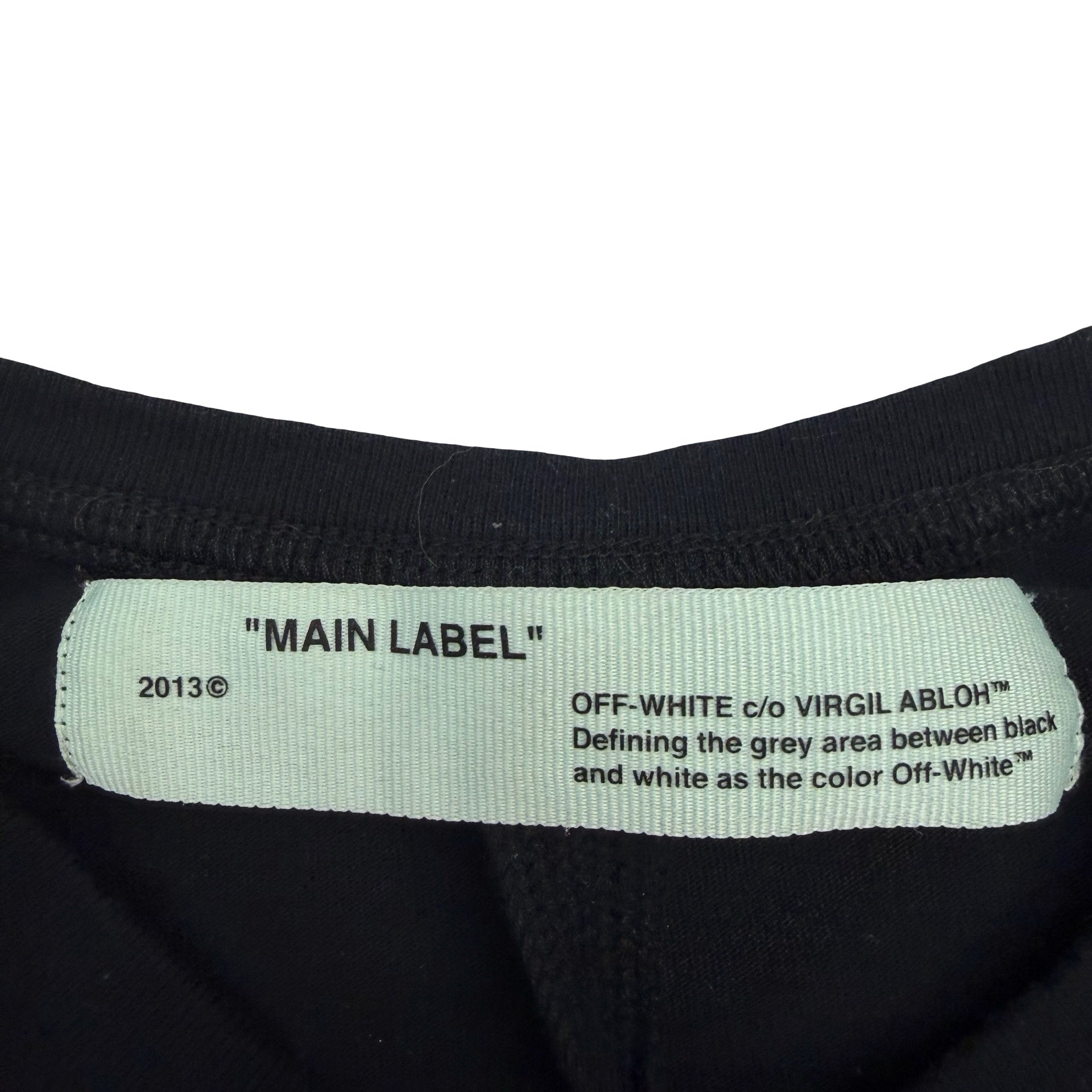 Off White Impressionism Boat Long Sleeve Black