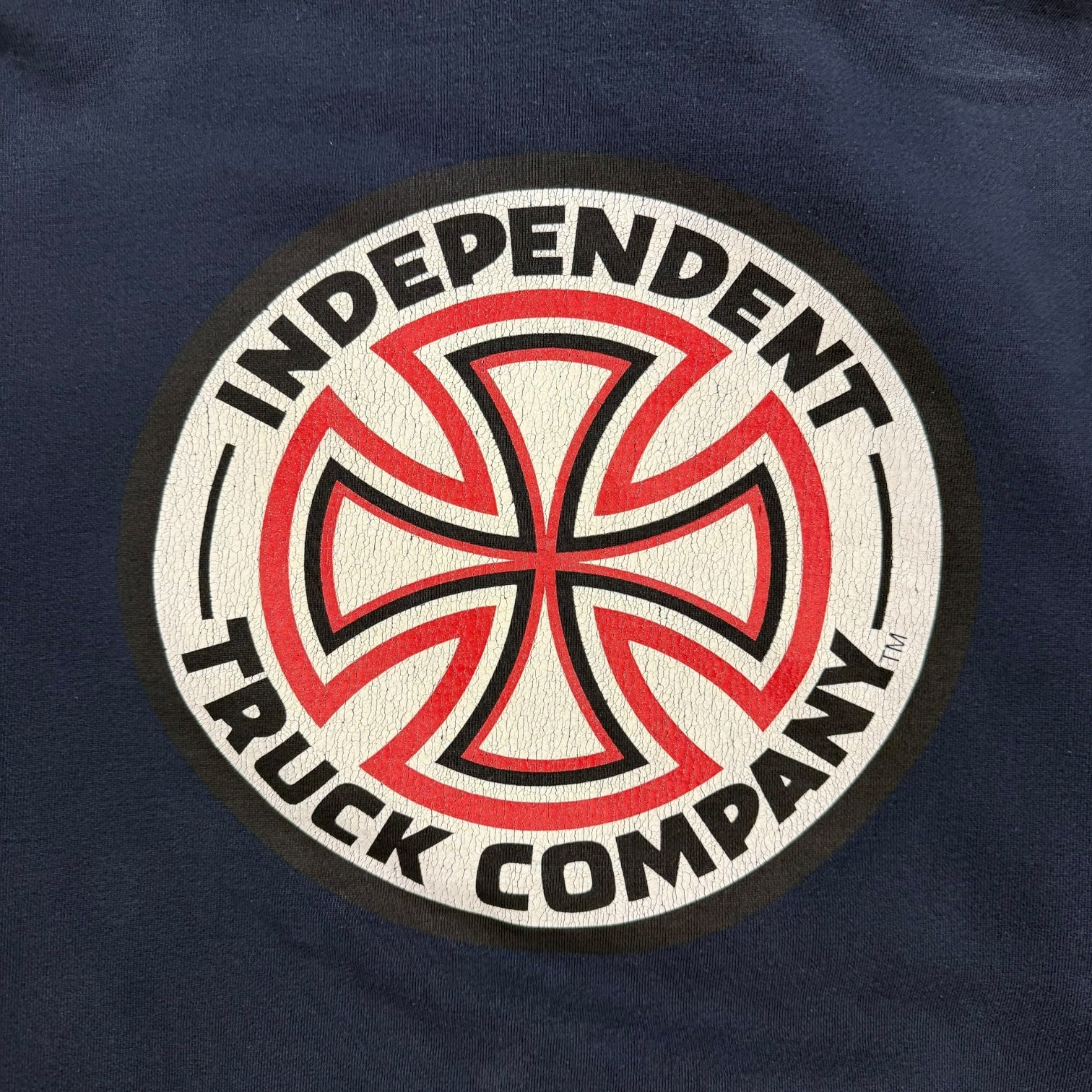 Vintage Independent Truck Company Hoodie Navy Blue