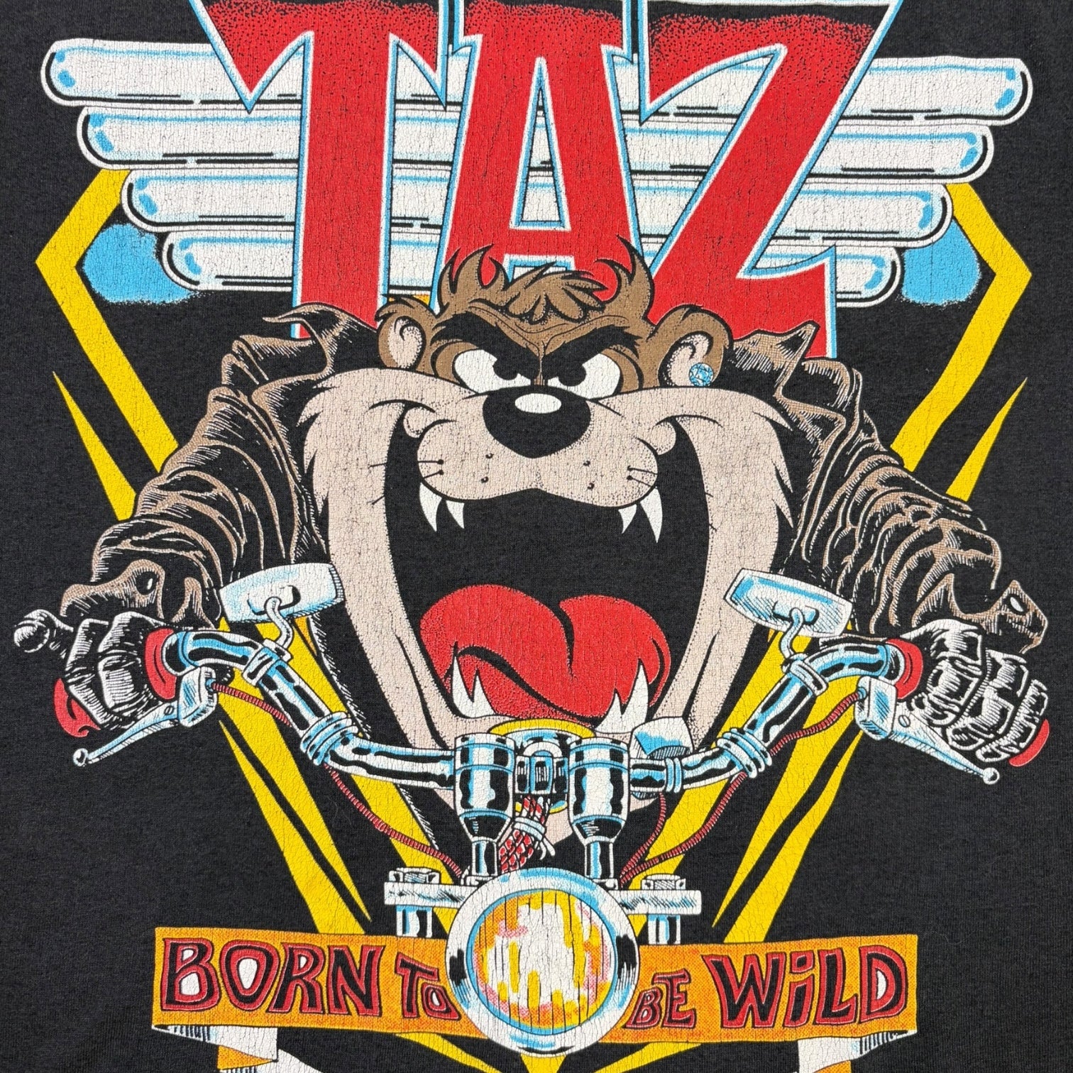 Vintage 1989 Looney Tunes Taz T-Shirt Black