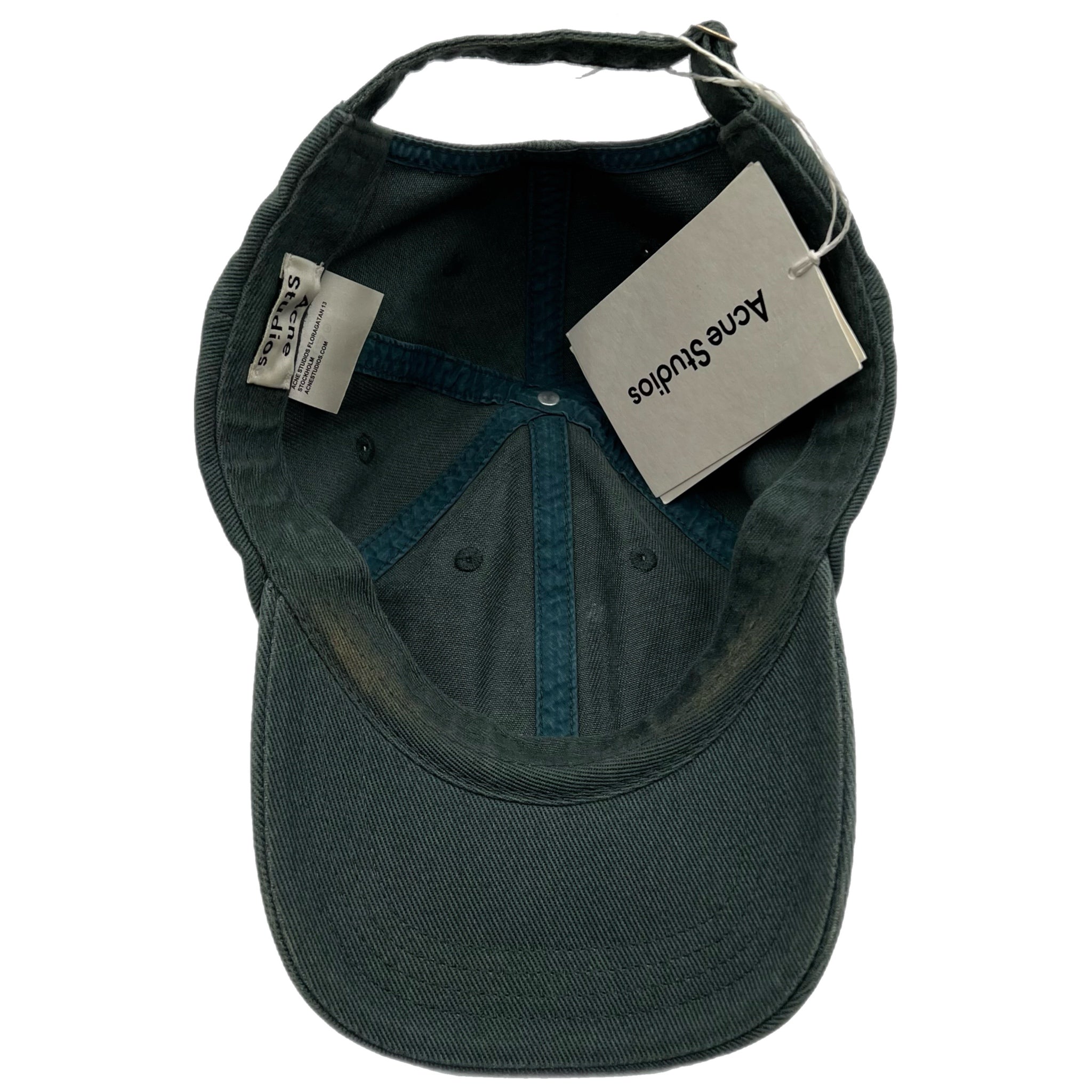 Acne Studios Baseball Hat Washed Green