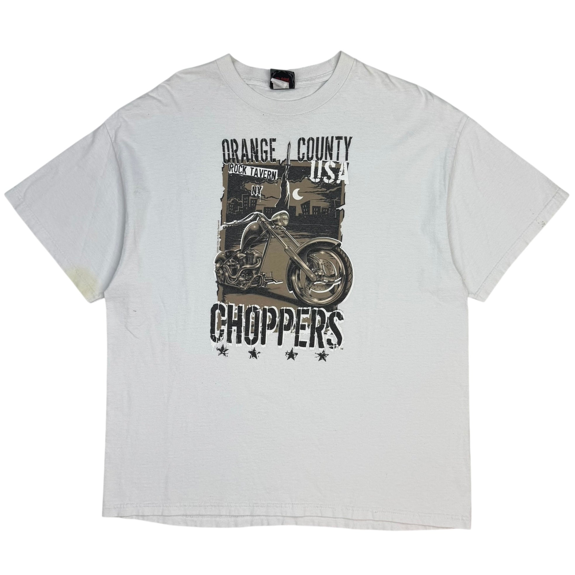 2005 Orange County Choppers Rock Tavern Tee White