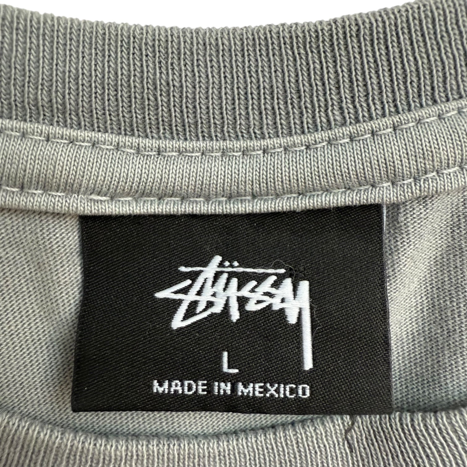 Stussy New York Club Pigment Dyed Tee Grey