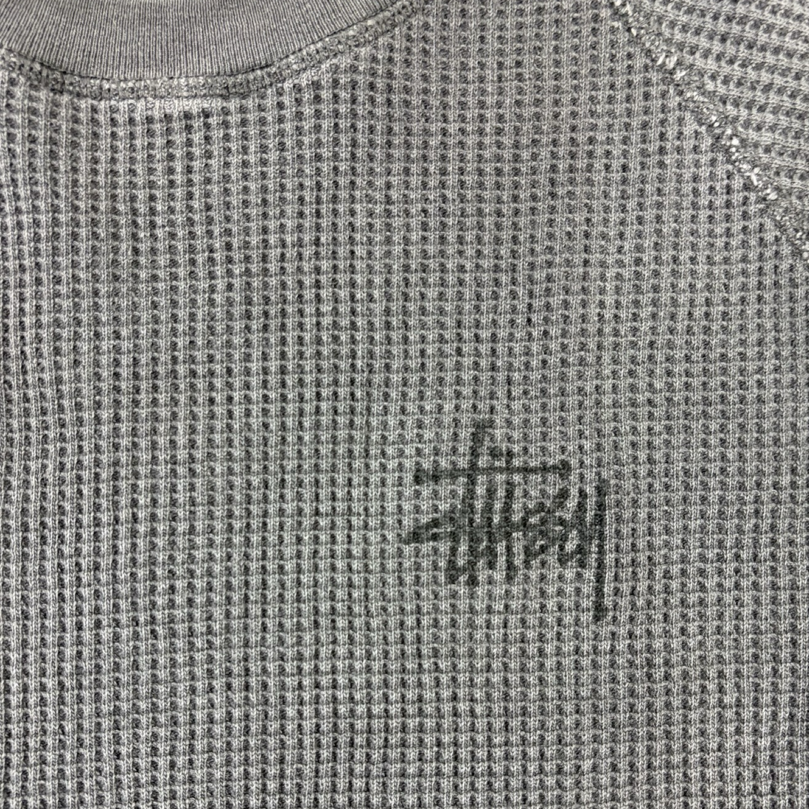 Stussy Raglan Thermal Basic Stock Long-sleeve Grey