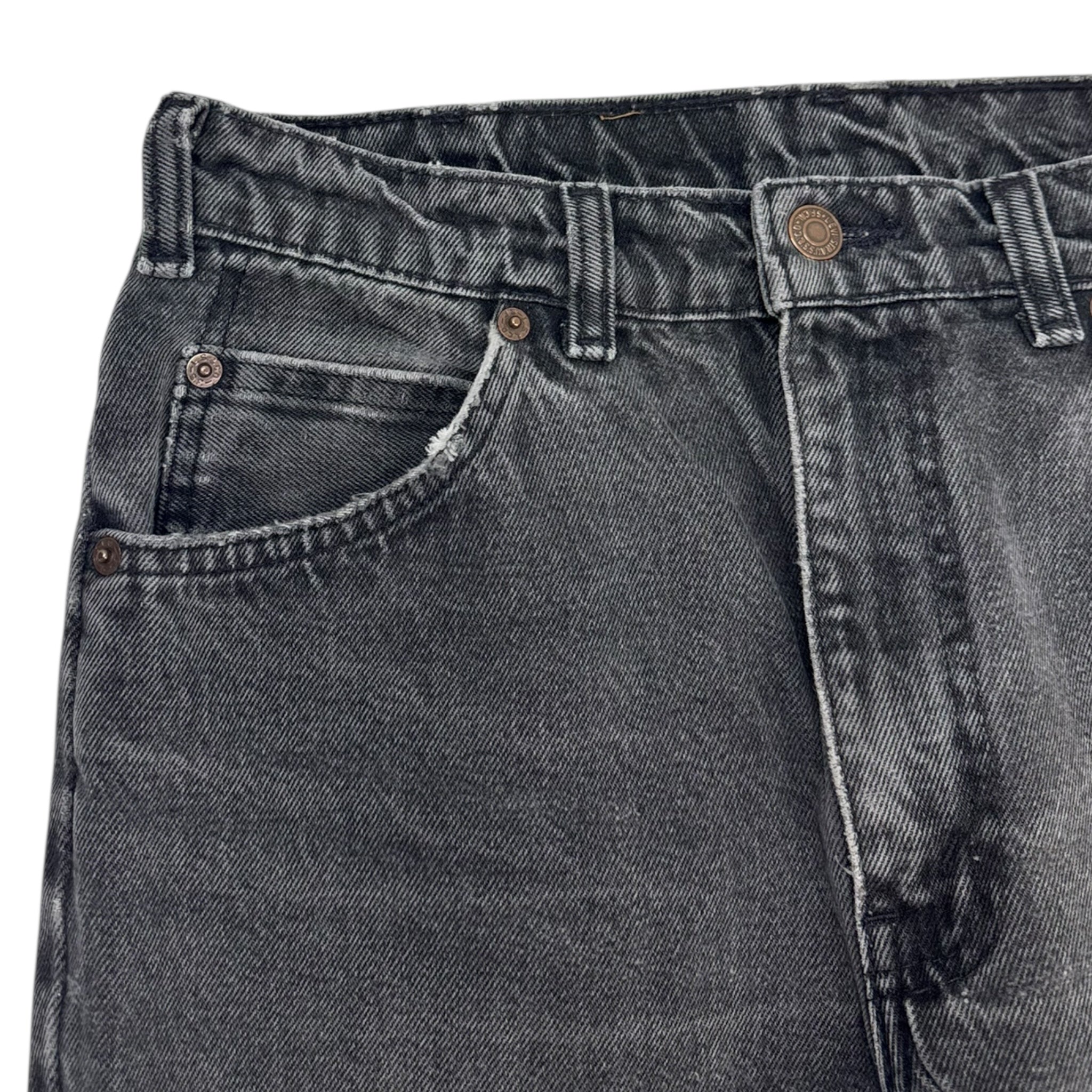 Vintage Levi's Orange Tab 619 Denim Washed Black