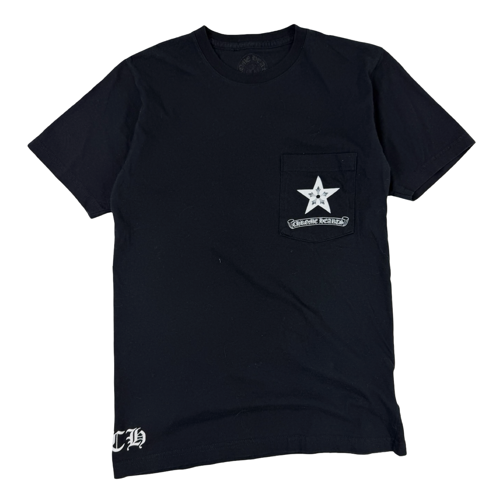 Chrome Hearts Shuriken Ninja Star Pocket Logo T-Shirt Black