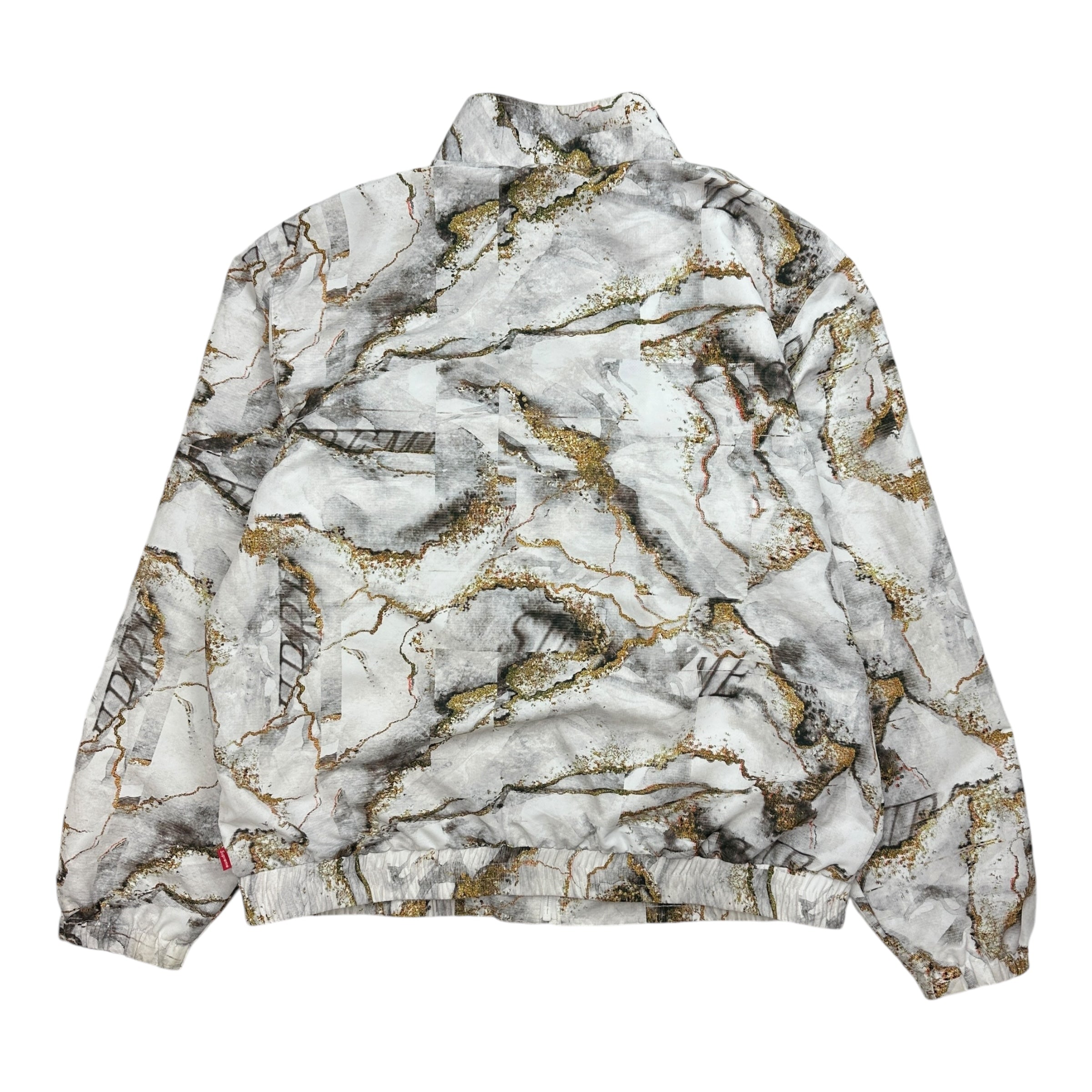 FW20 Supreme Marble Track Jacket White