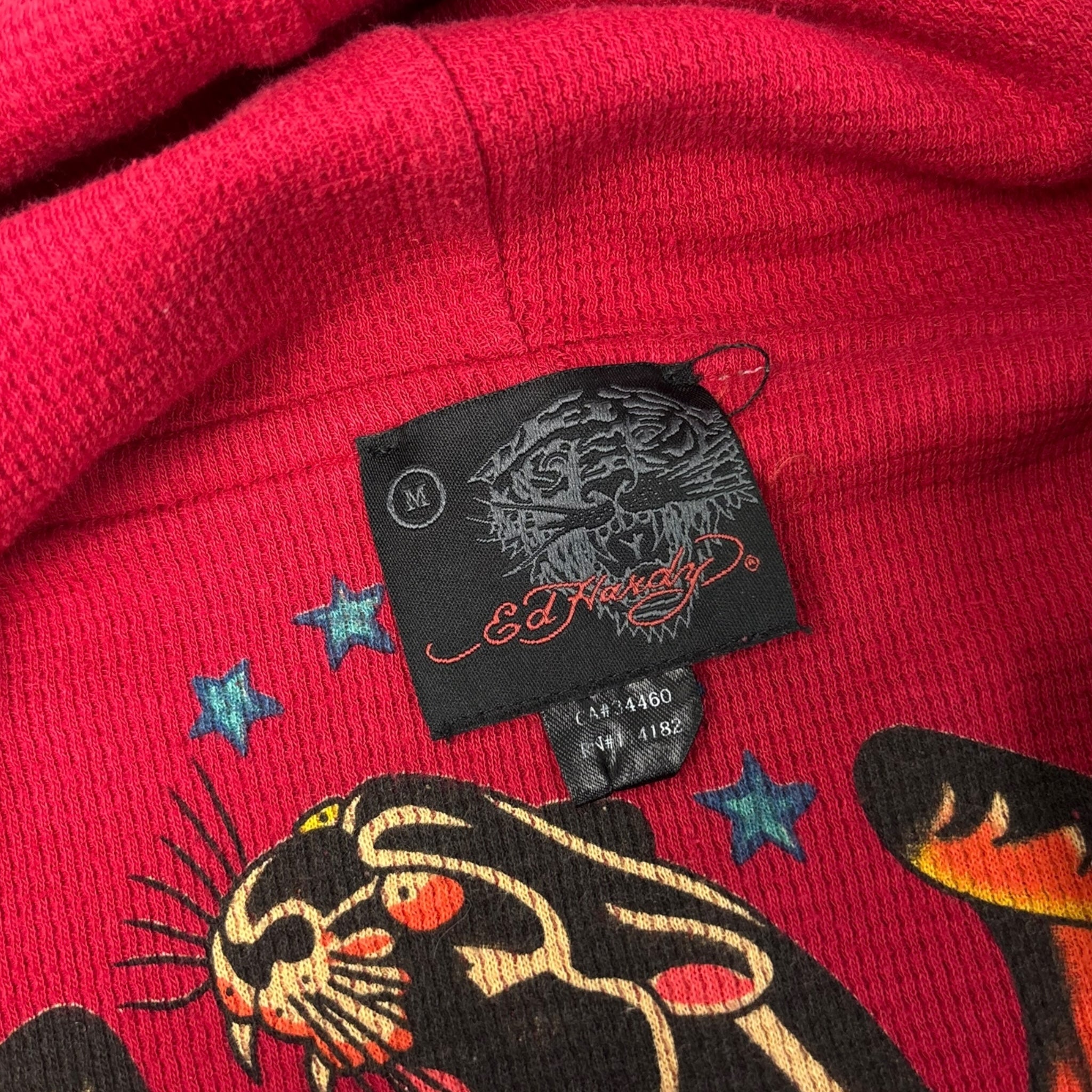 Vintage Y2K Ed Hardy Rhinestone Zip Hoodie