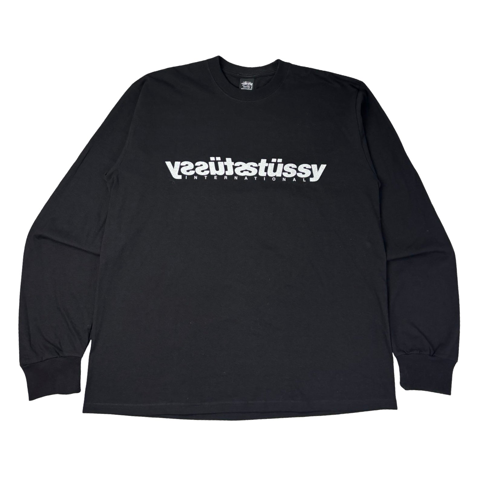 Stussy Mirror L/S Tee Black