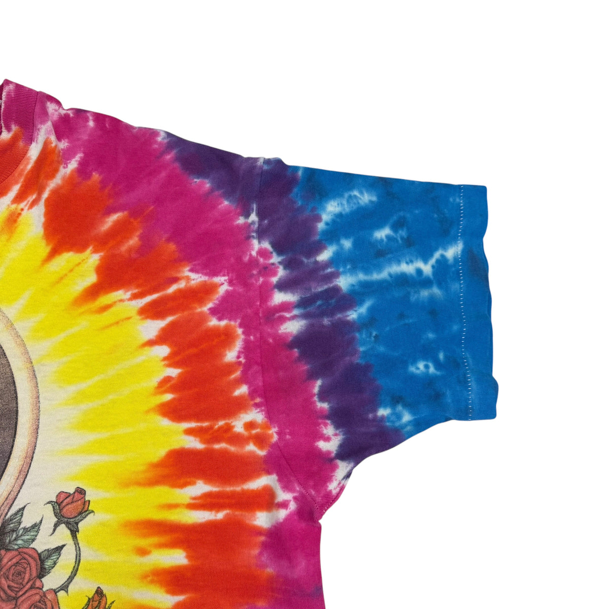 1992 Grateful Dead Space Your Face Tye Dye Tee Multicolor